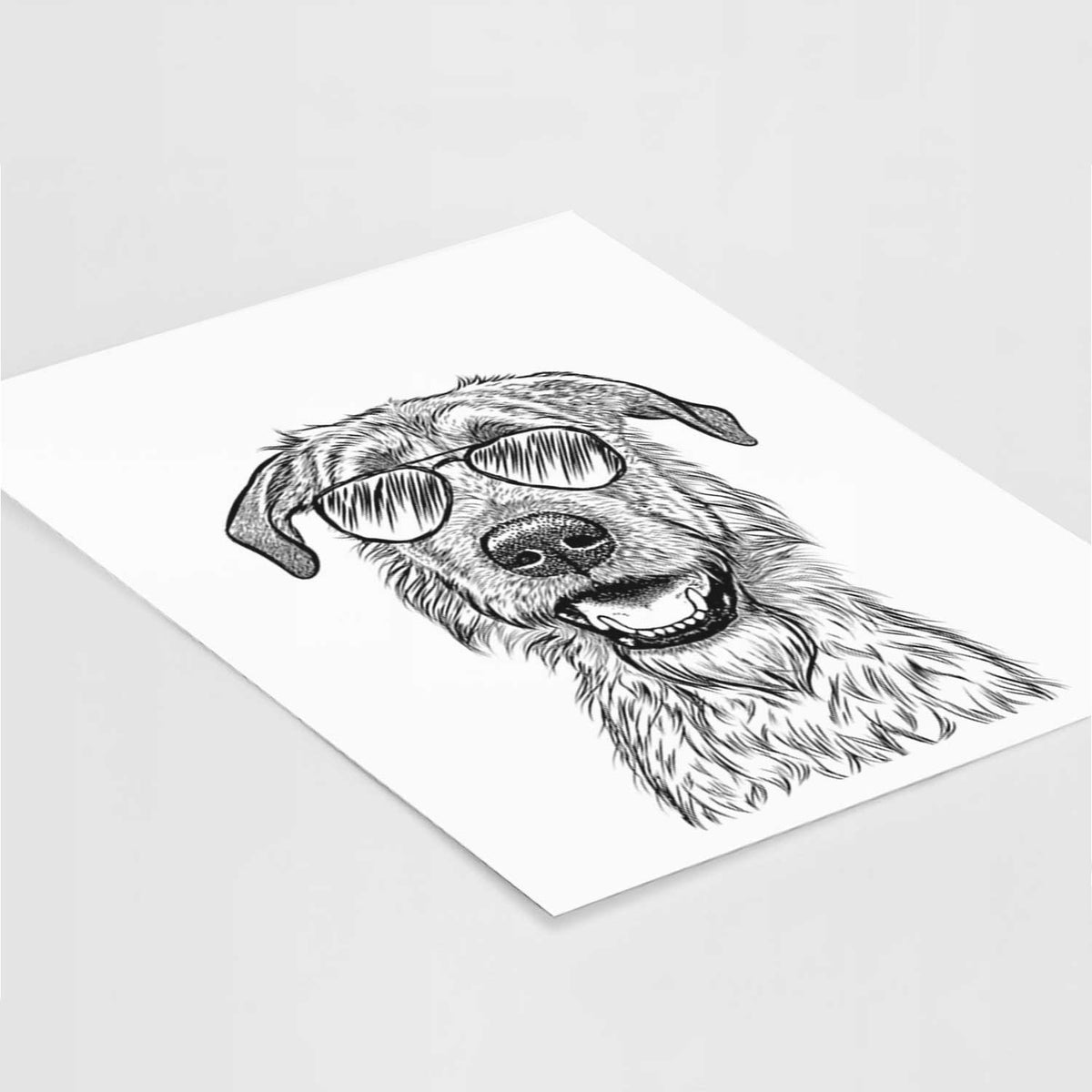 Griffin the Irish Wolfhound Art Print