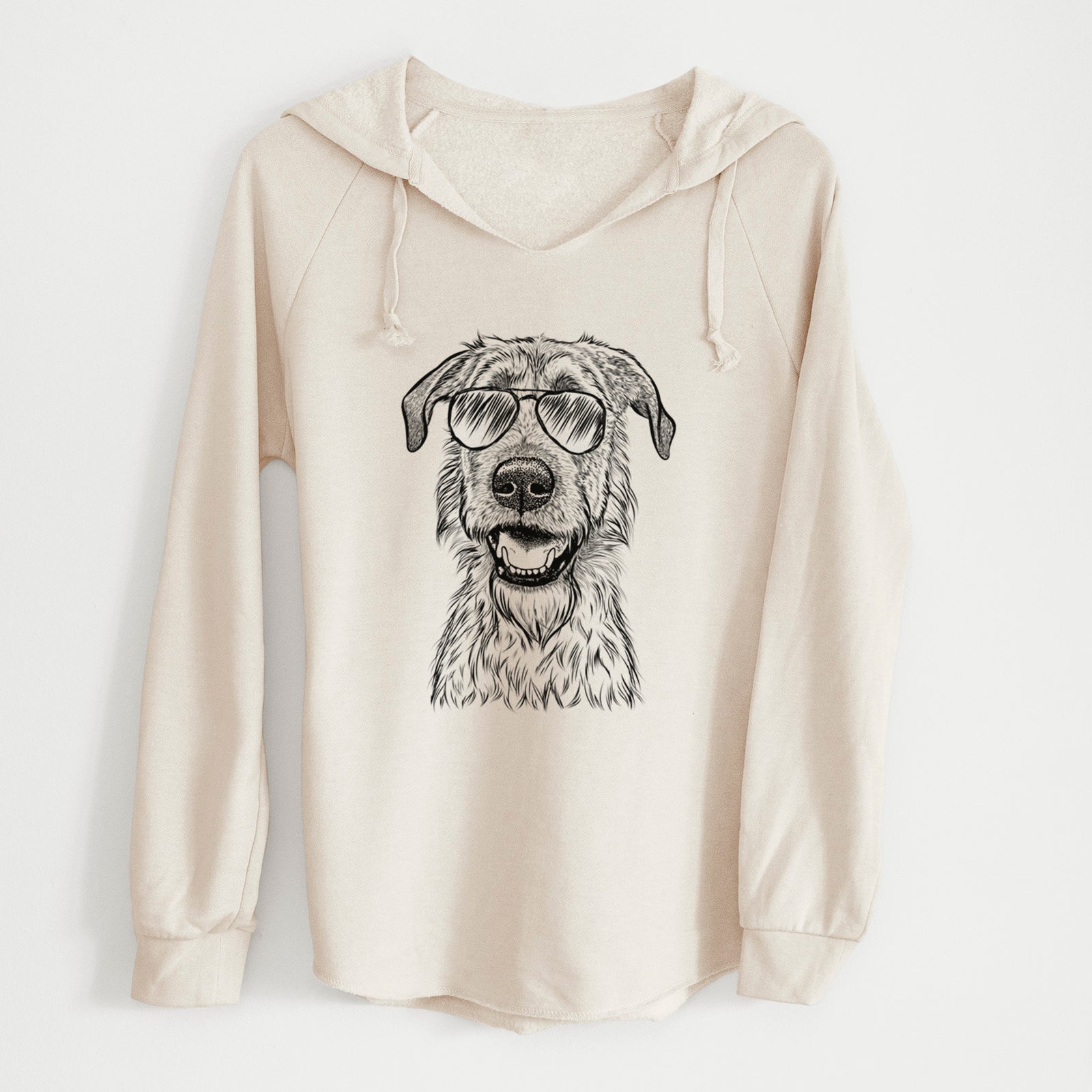 Aviator Griffin the Irish Wolfhound - Cali Wave Hooded Sweatshirt