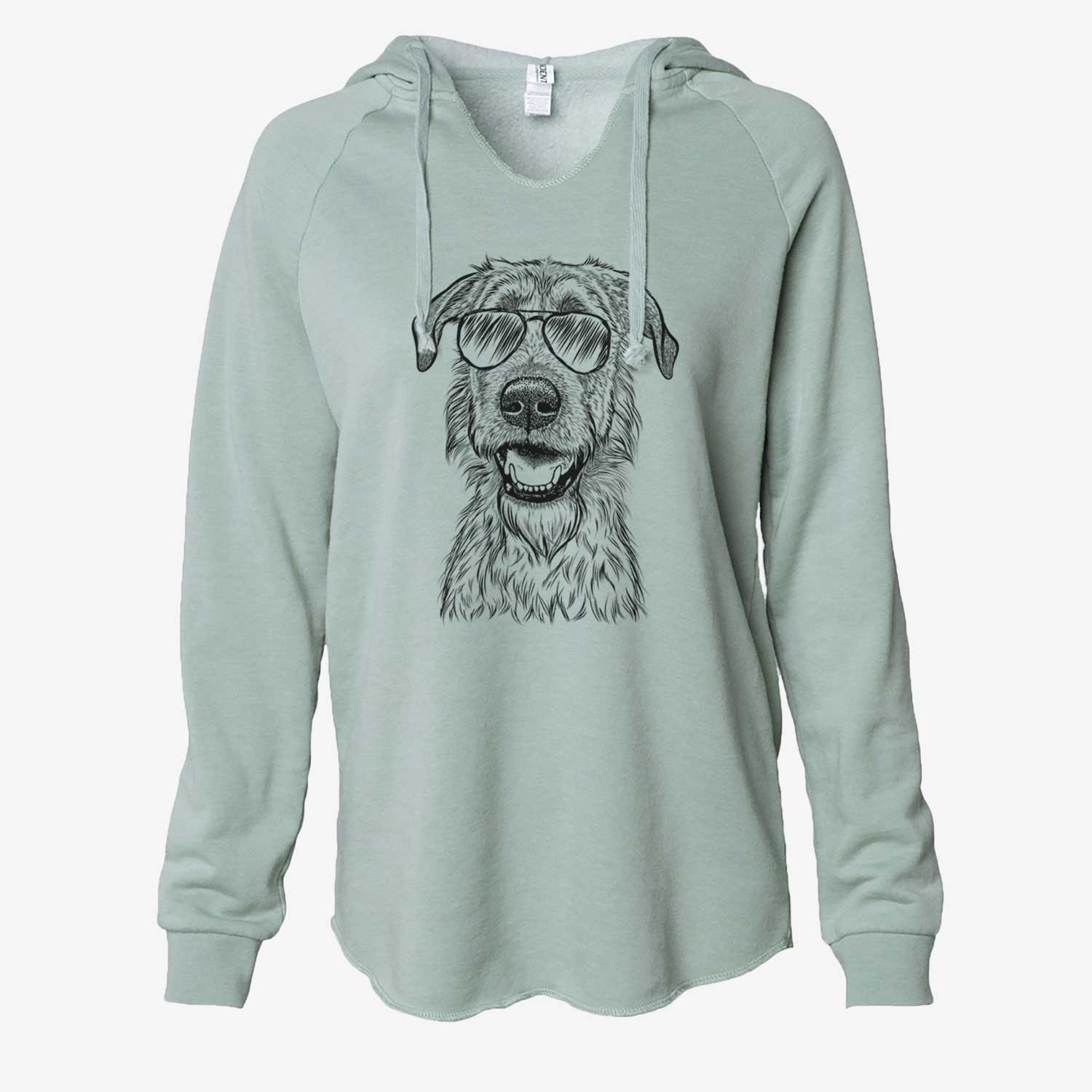 Griffin the Irish Wolfhound - Cali Wave Hooded Sweatshirt