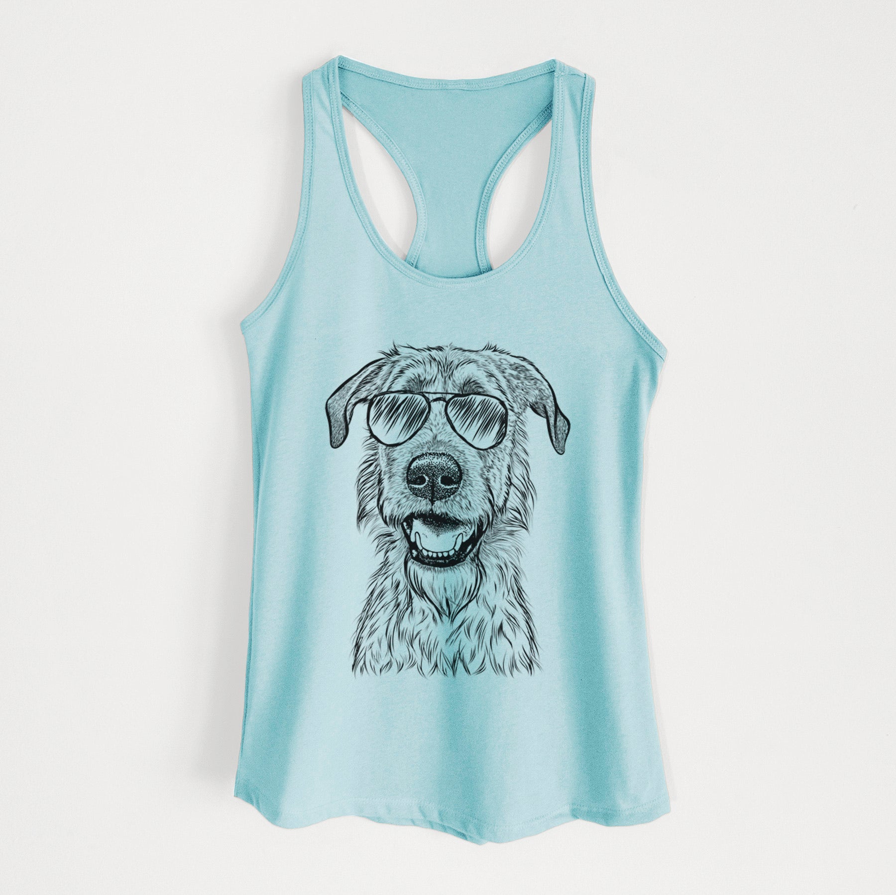 Griffin the Irish Wolfhound - Women's Racerback Tanktop