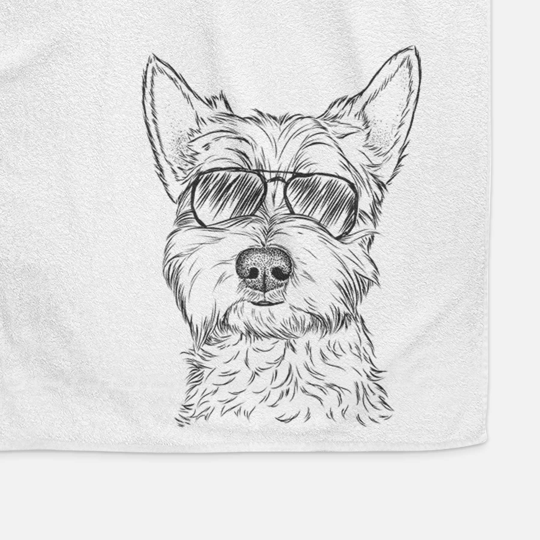 Grizel the West Highland Terrier Decorative Hand Towel