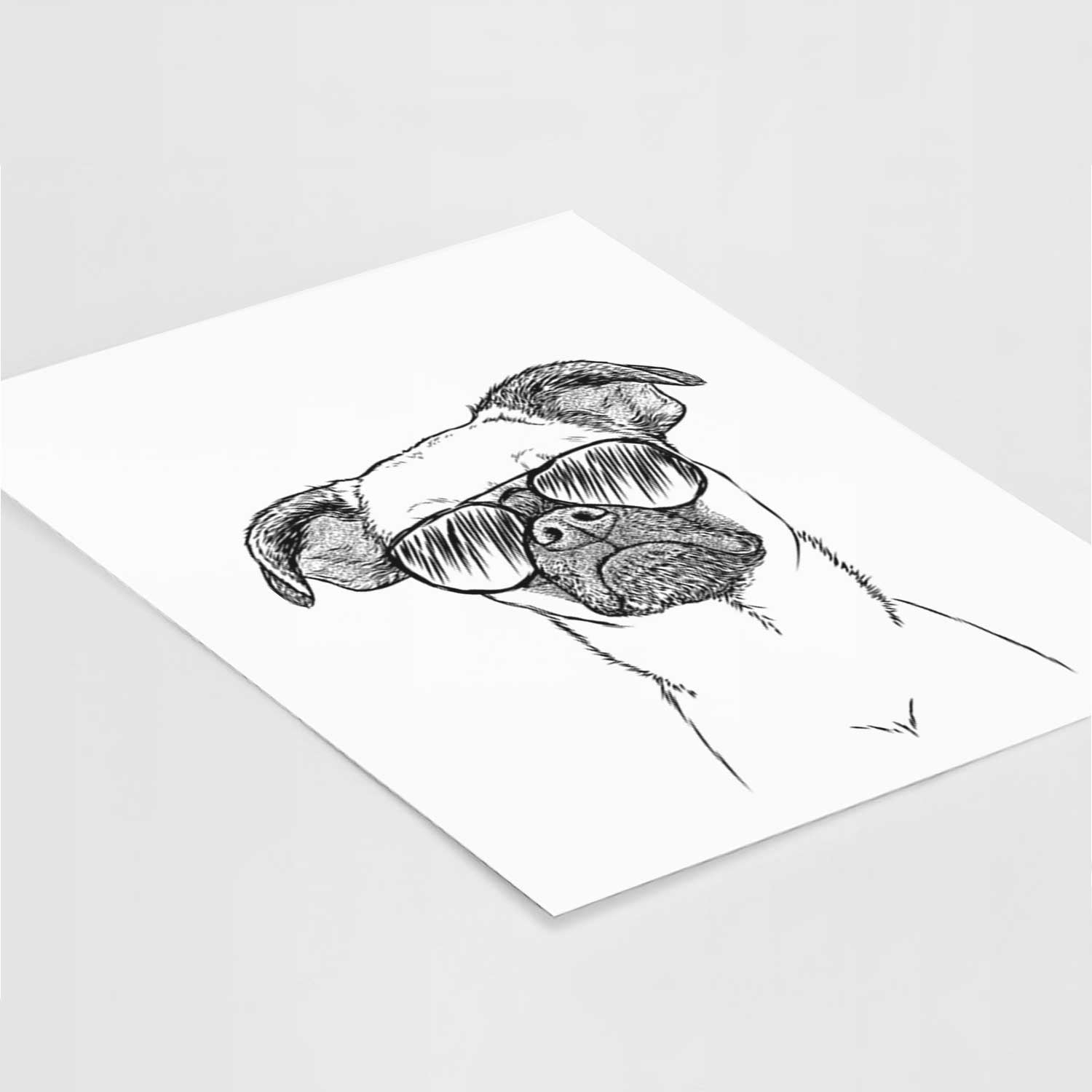 Groot the Brussels Griffon Art Print