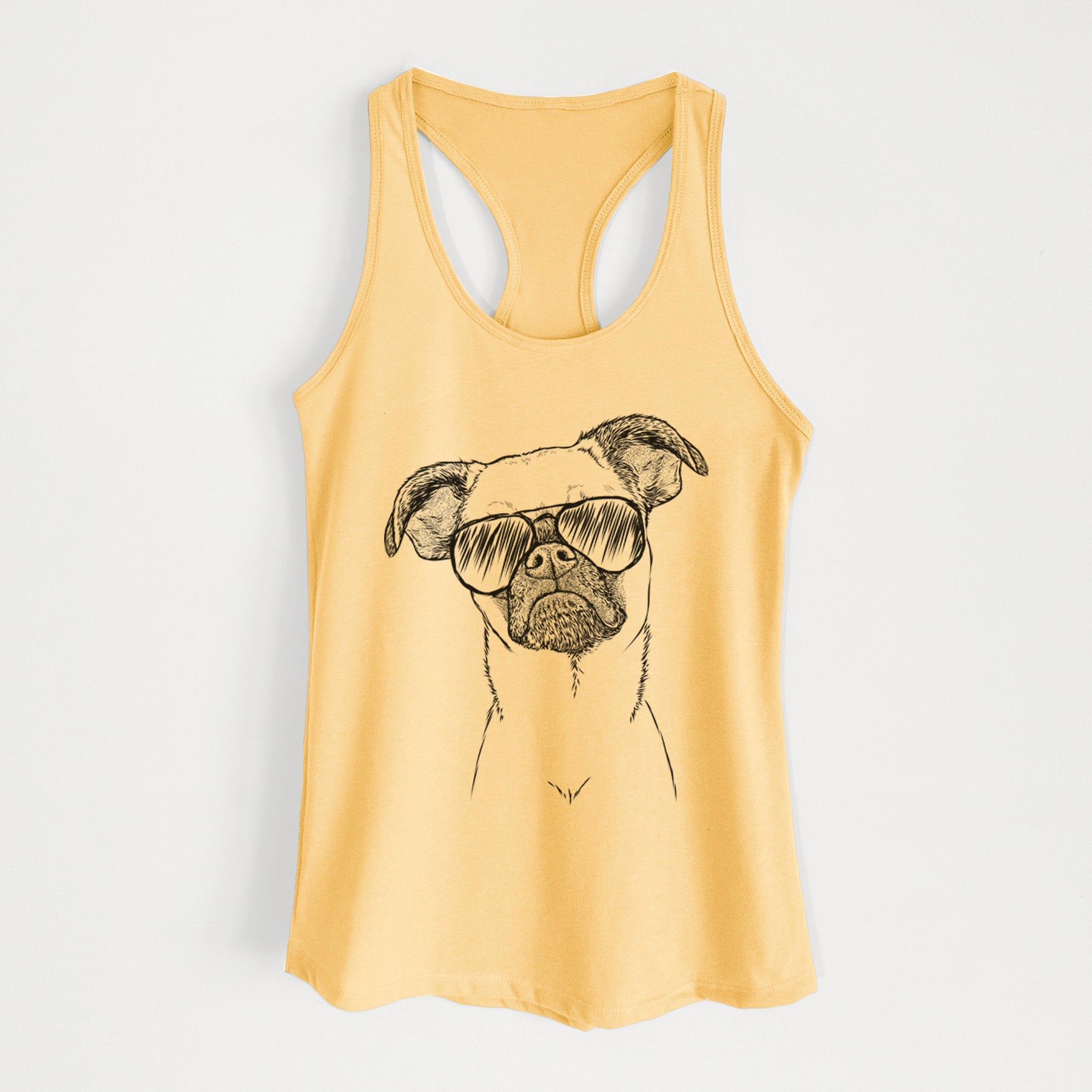 Groot the Brussels Griffon - Women's Racerback Tanktop