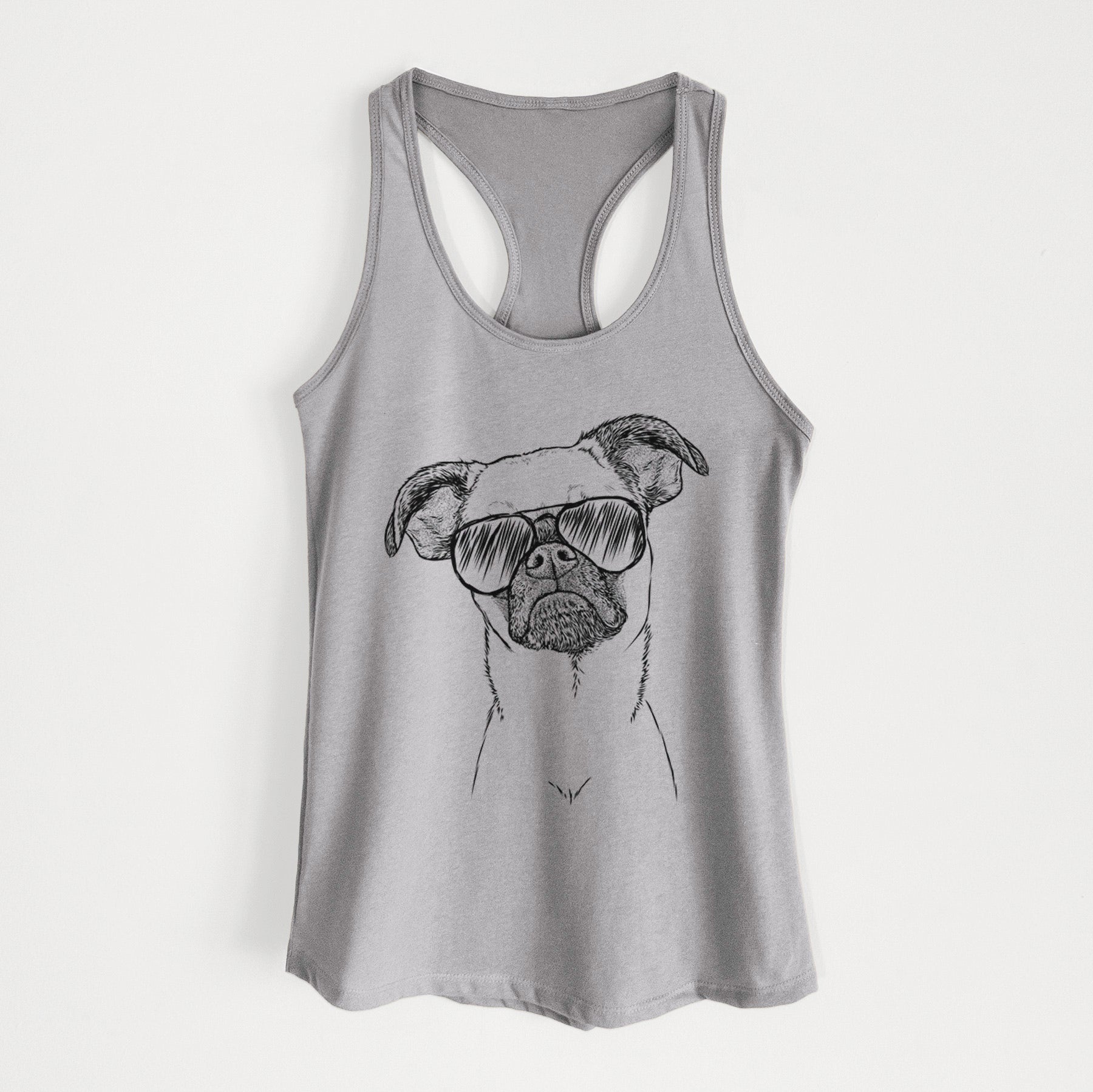 Groot the Brussels Griffon - Women's Racerback Tanktop