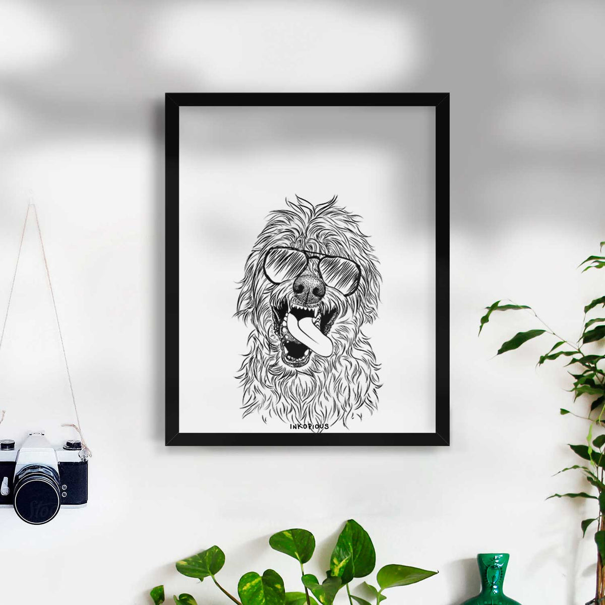 Groot the Irish Wolfhound Art Print