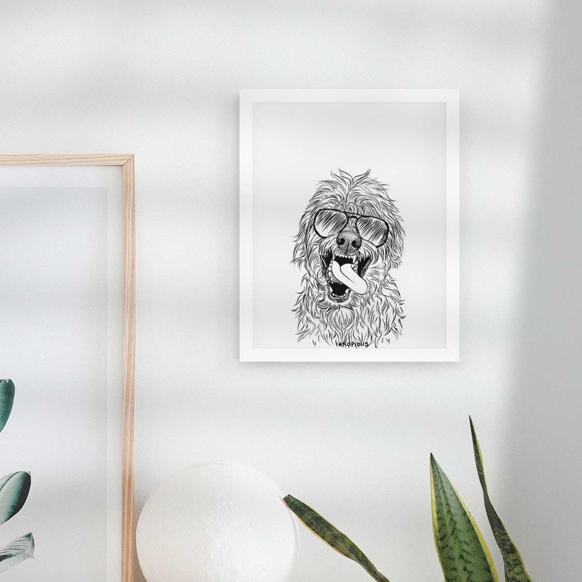 Groot the Irish Wolfhound Art Print