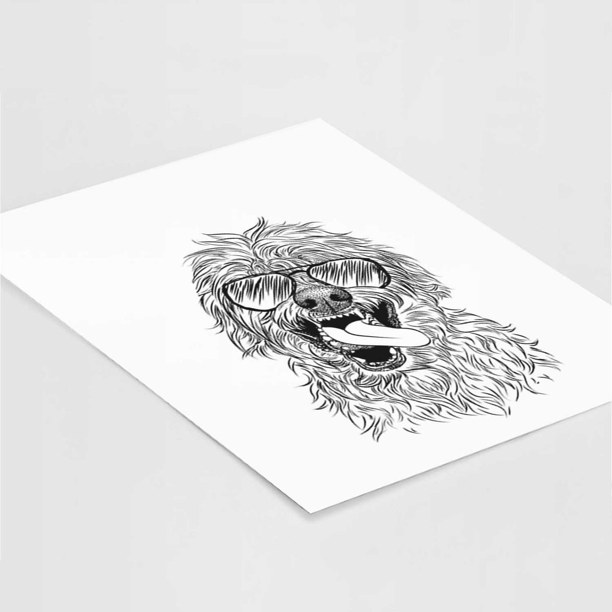 Groot the Irish Wolfhound Art Print