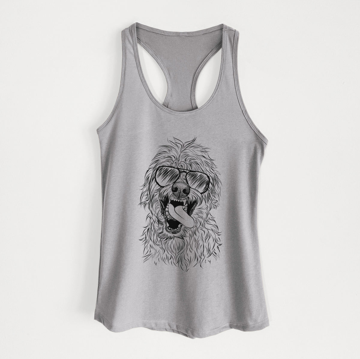 Groot the Irish Wolfhound - Women's Racerback Tanktop