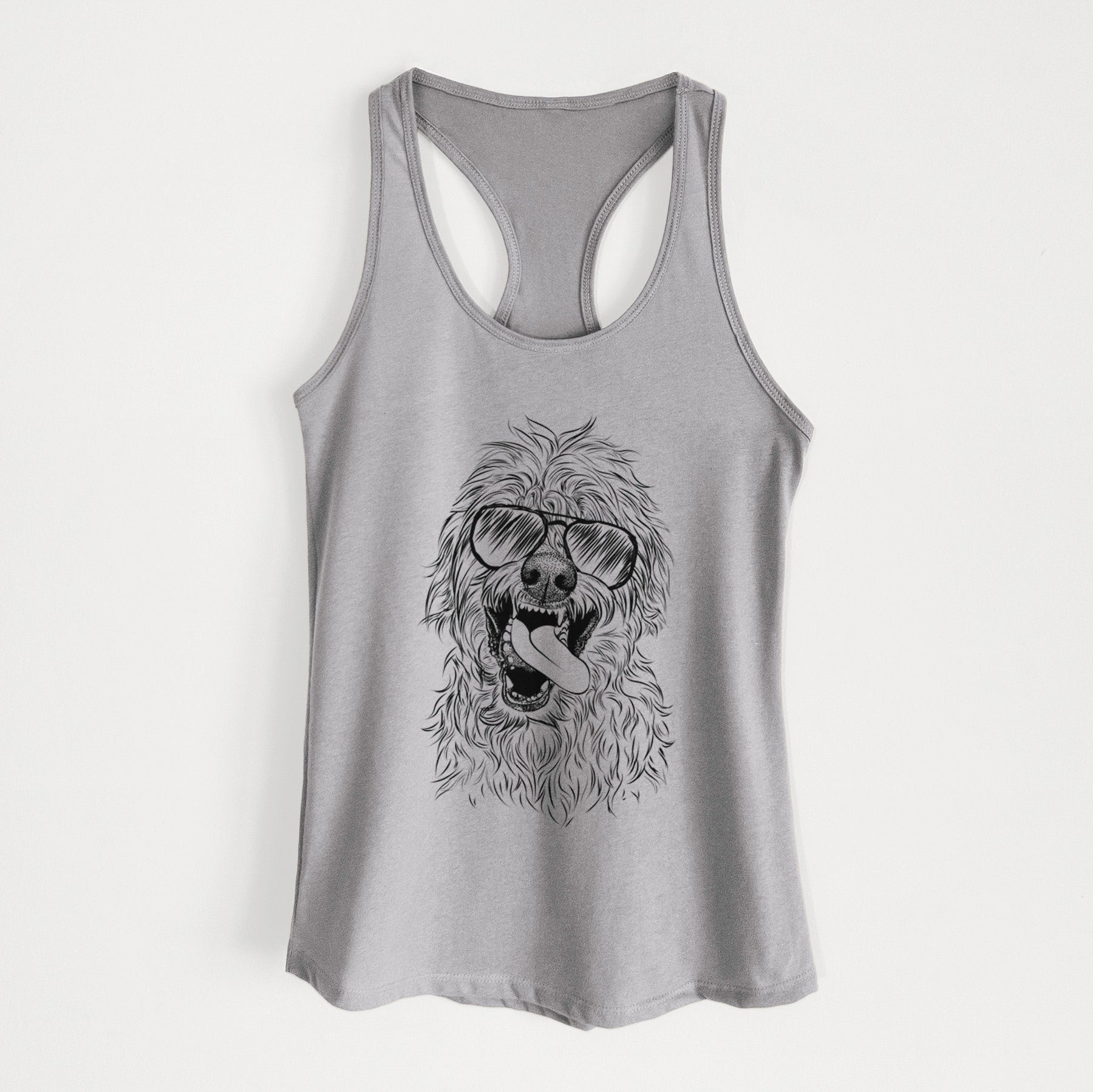Groot the Irish Wolfhound - Women's Racerback Tanktop