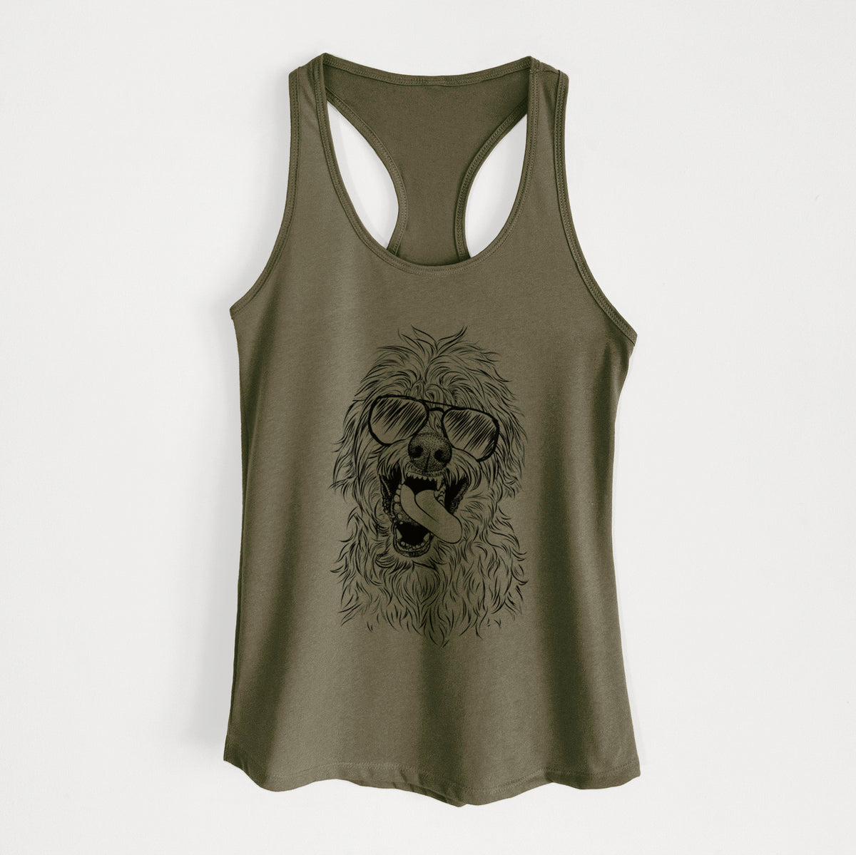 Groot the Irish Wolfhound - Women's Racerback Tanktop