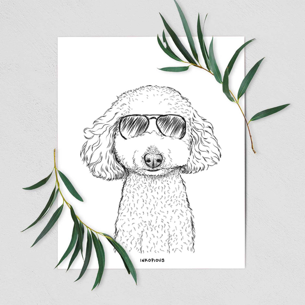 Guinness the Toy Poodle Mix Art Print