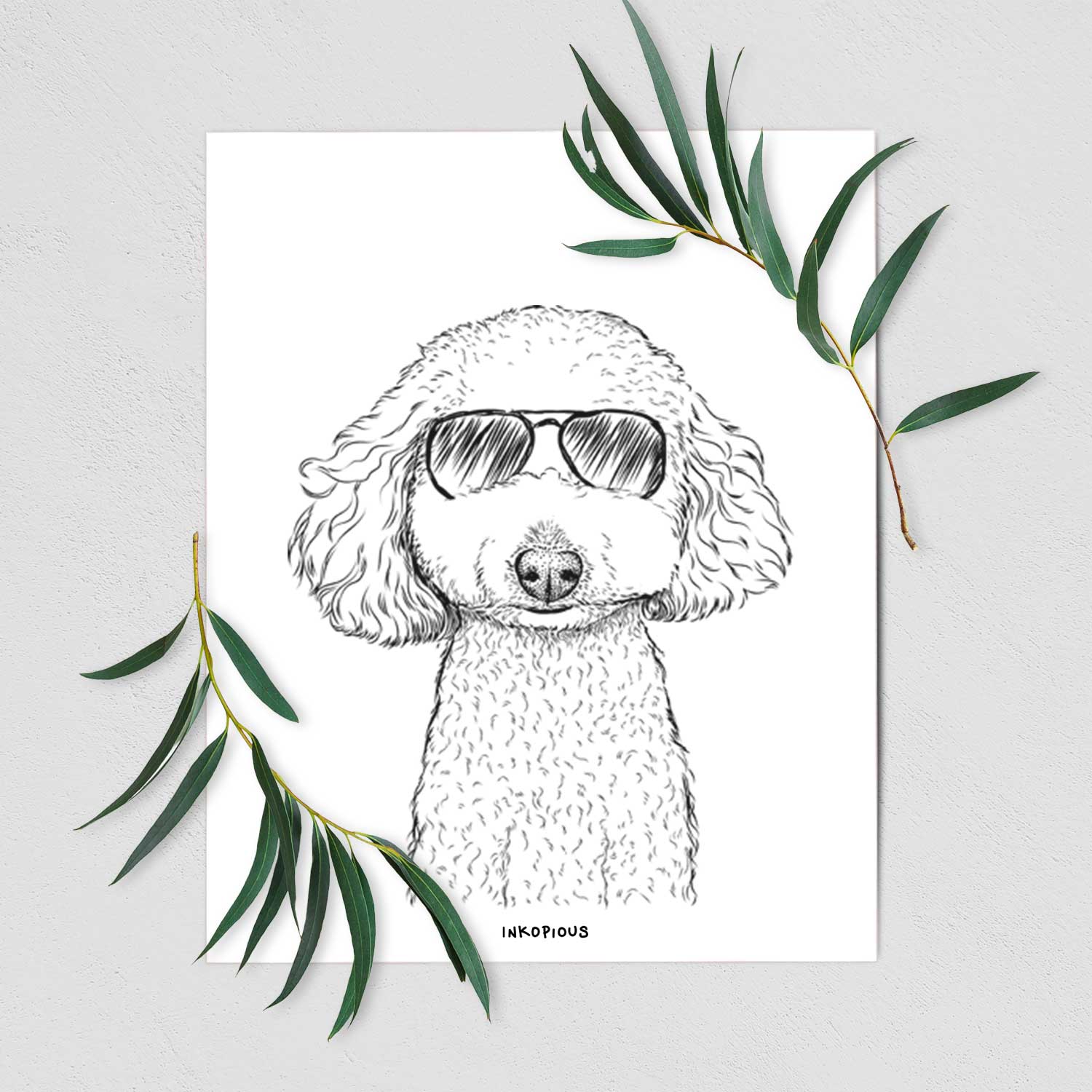 Guinness the Toy Poodle Mix Art Print