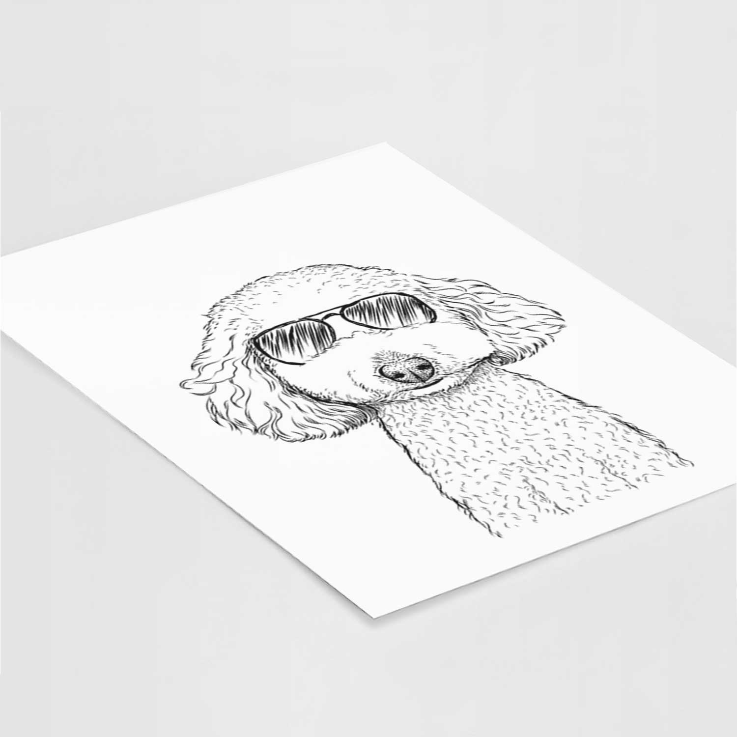 Guinness the Toy Poodle Mix Art Print
