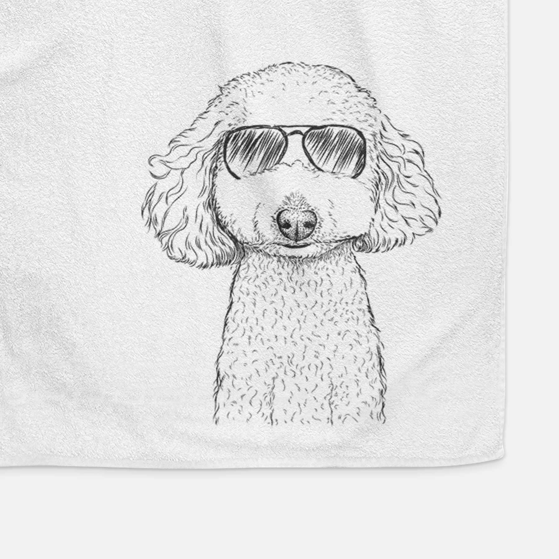 Guinness the Toy Poodle Mix Decorative Hand Towel