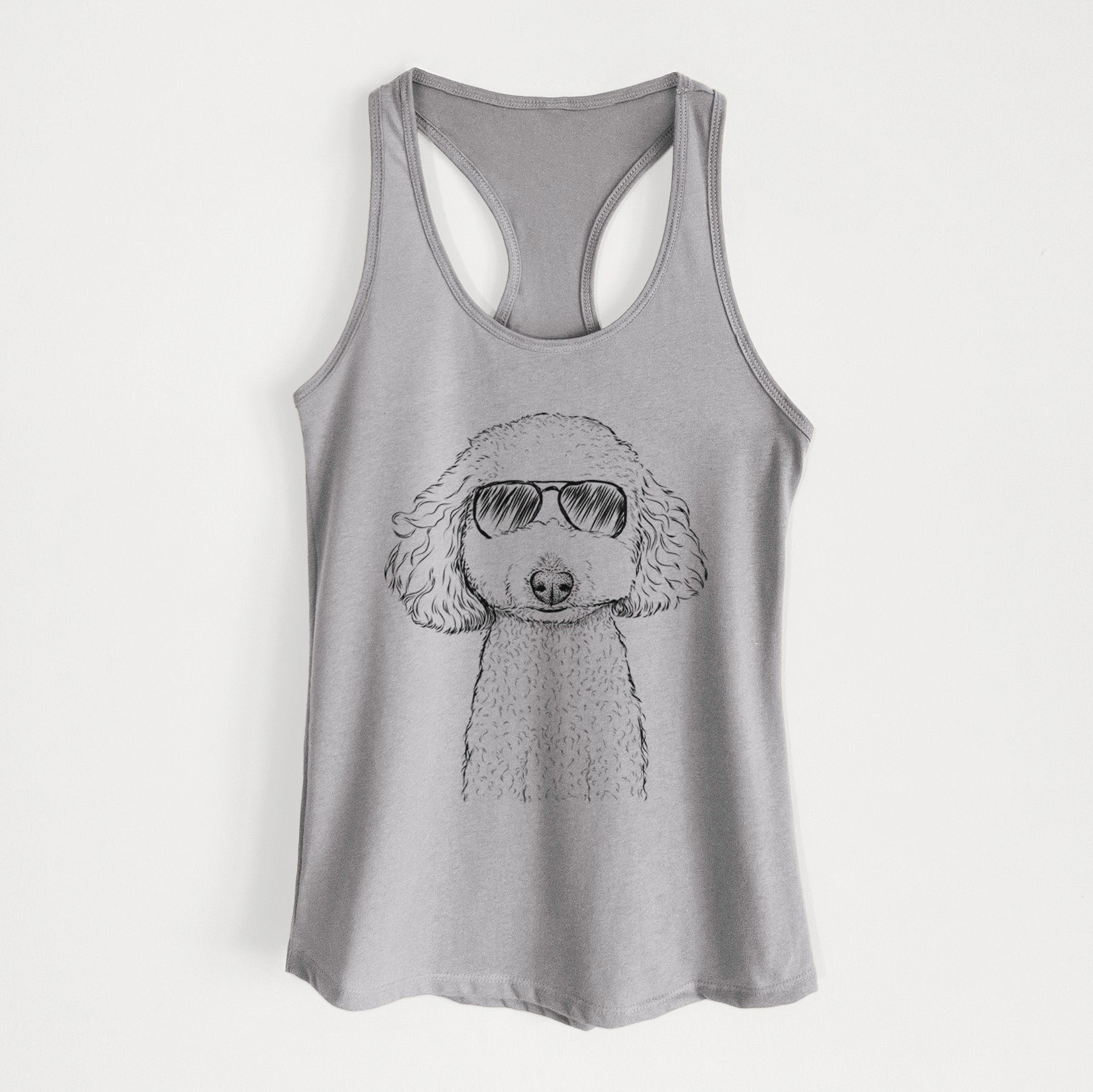 Guinness the Toy Poodle Mix - Women's Racerback Tanktop