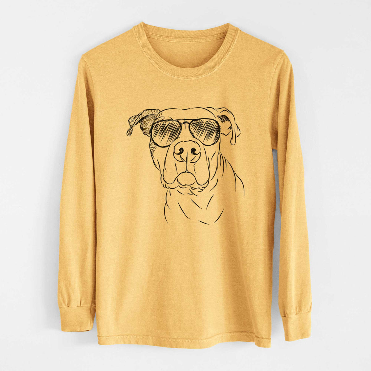 Aviators Gummy the Pitbull - Heavyweight 100% Cotton Long Sleeve