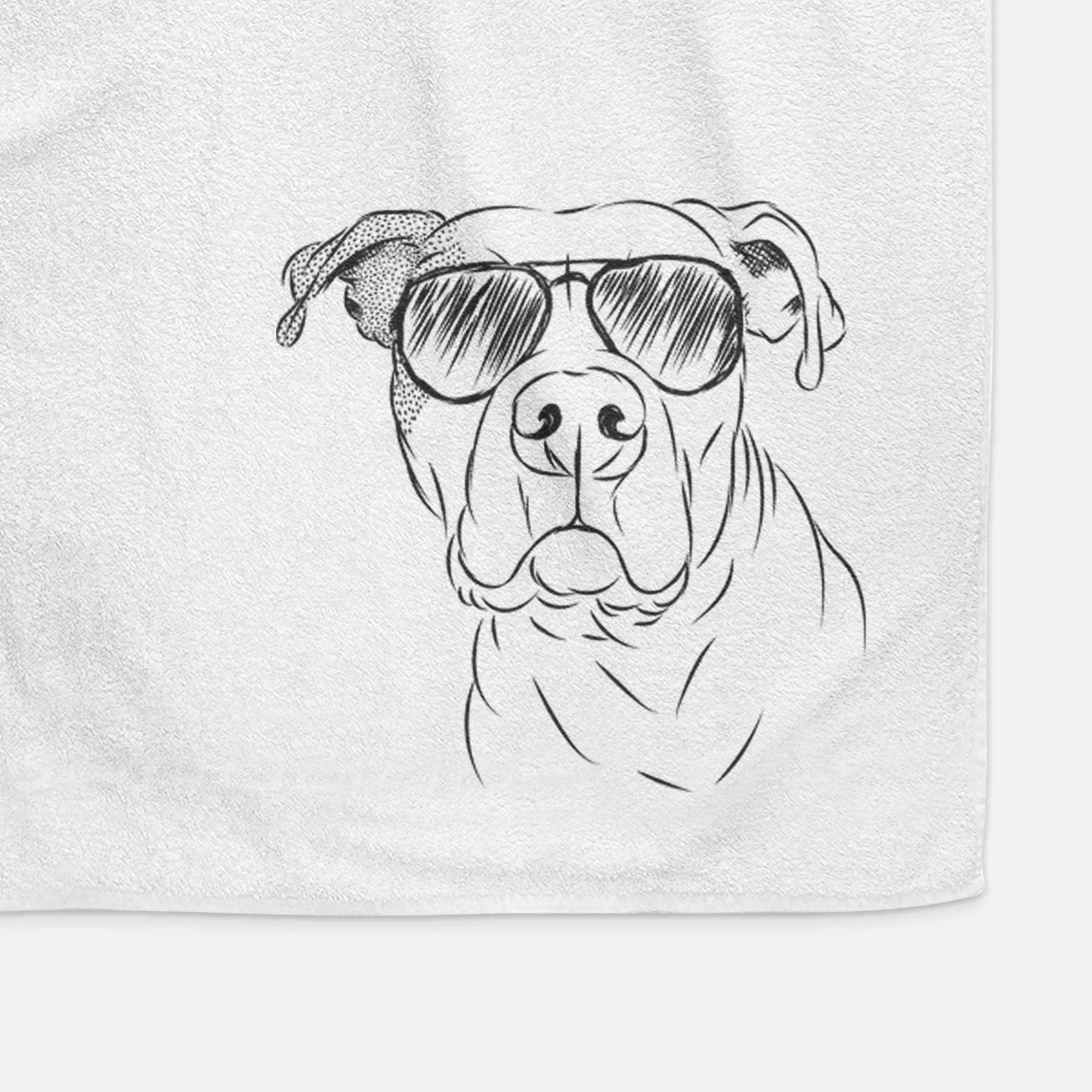 Gummy the Pitbull Decorative Hand Towel