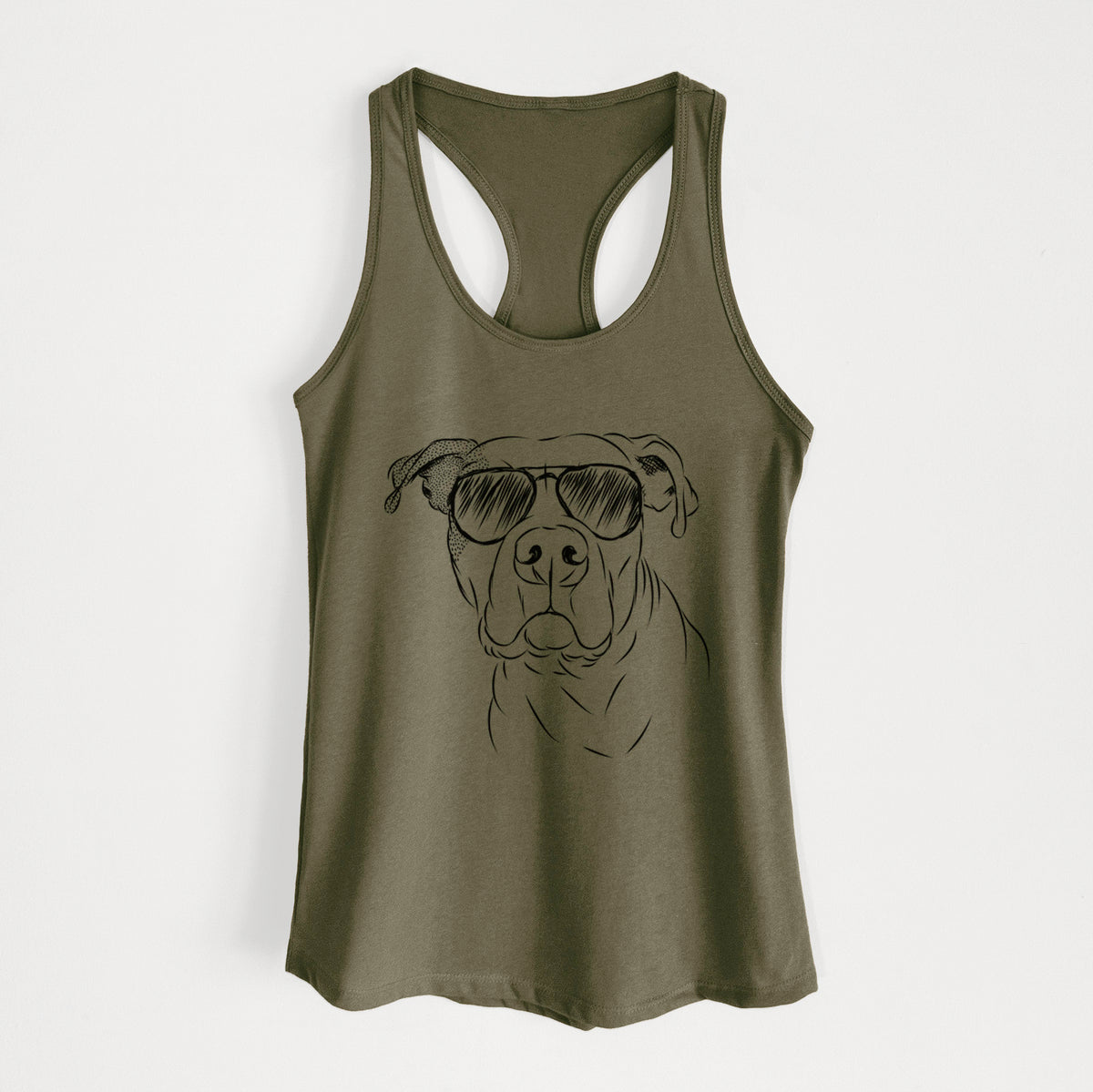 Gummy the Pitbull - Women's Racerback Tanktop