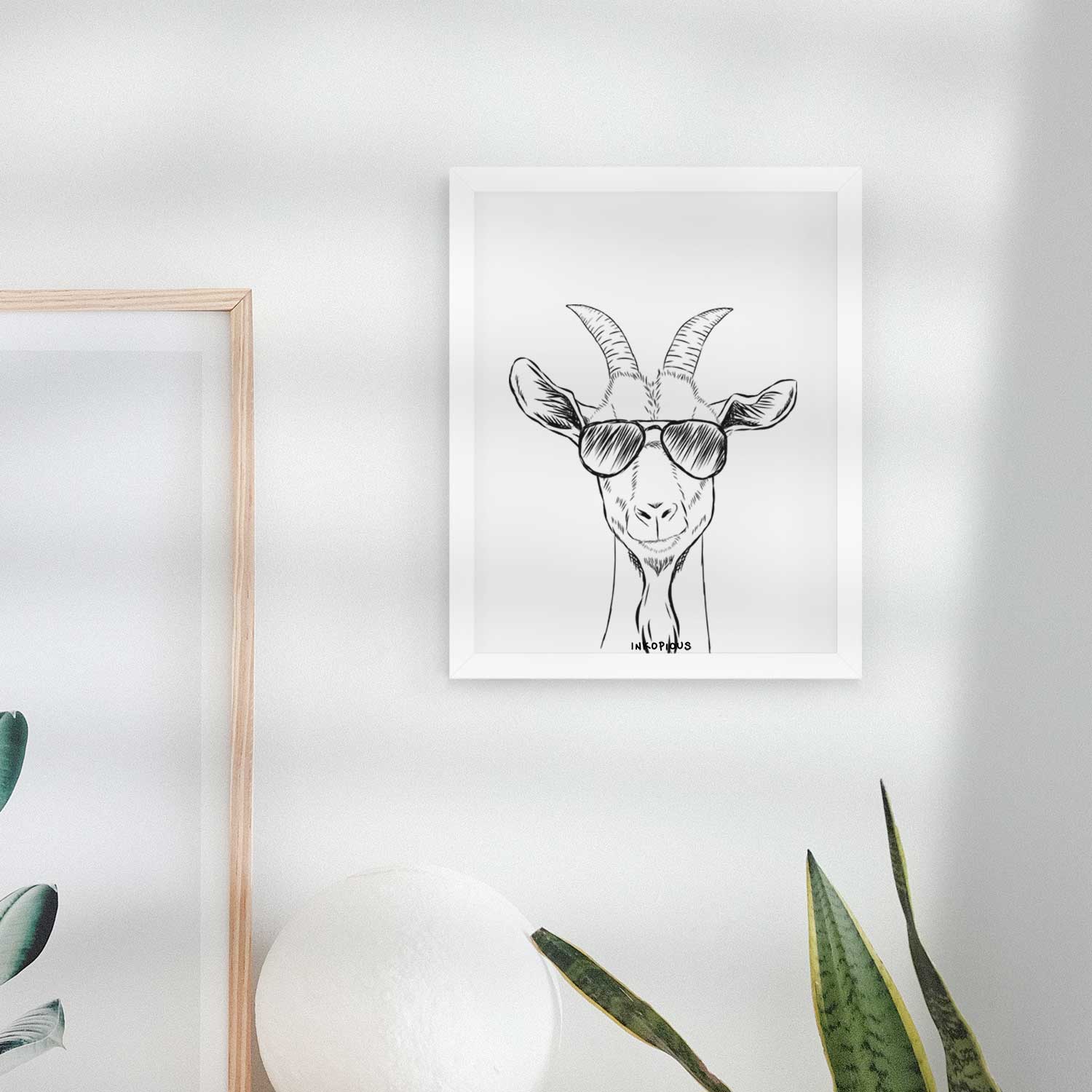 Gunnar the Goat Art Print