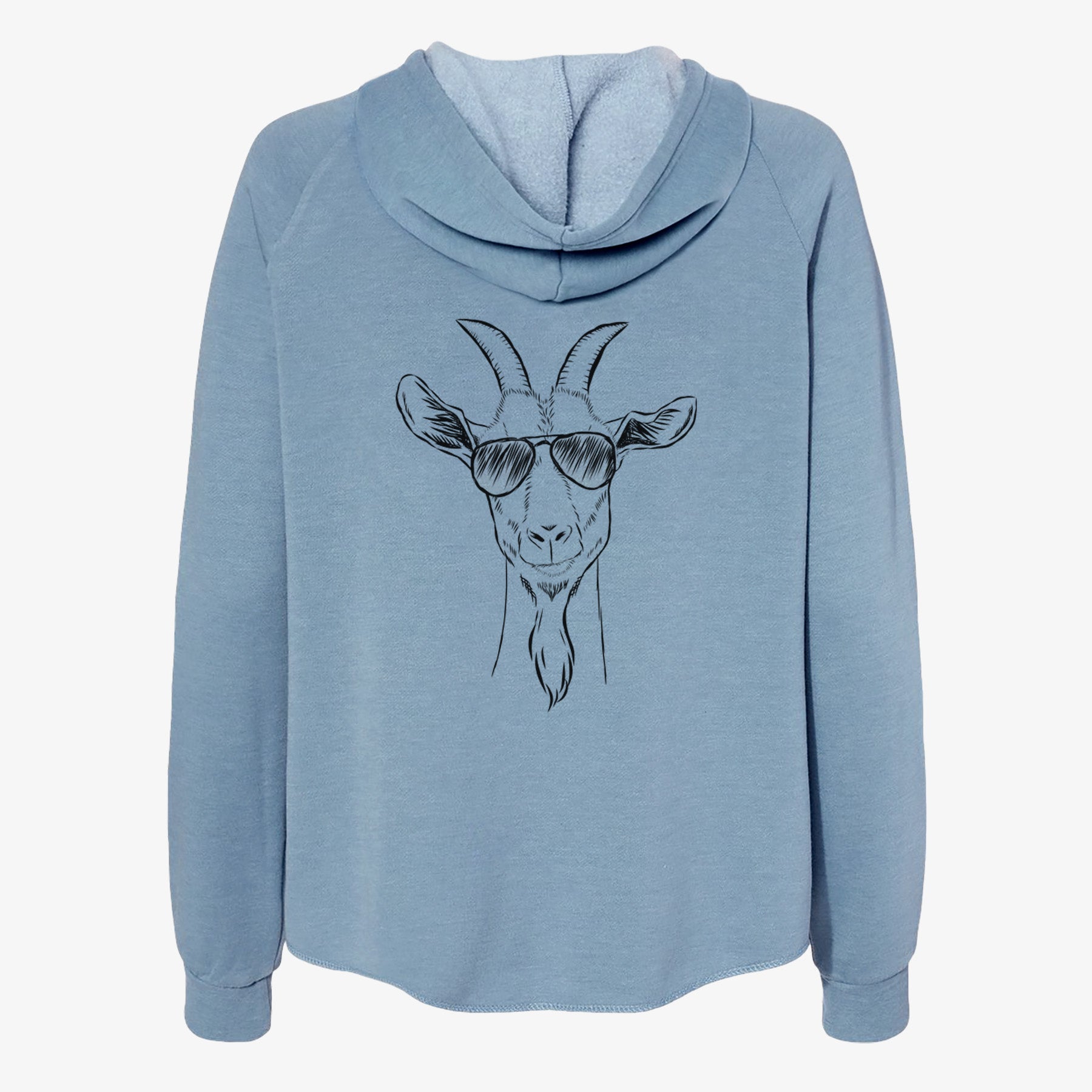 Gunnar the Goat - Women's Cali Wave Zip-Up Sweatshirt