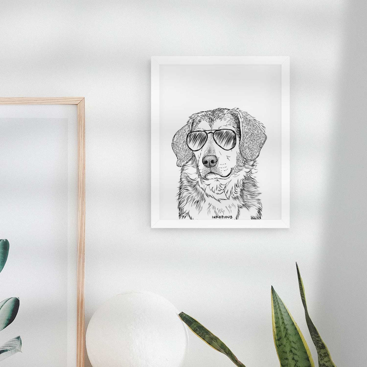 Gunner the Beagle Mix Art Print