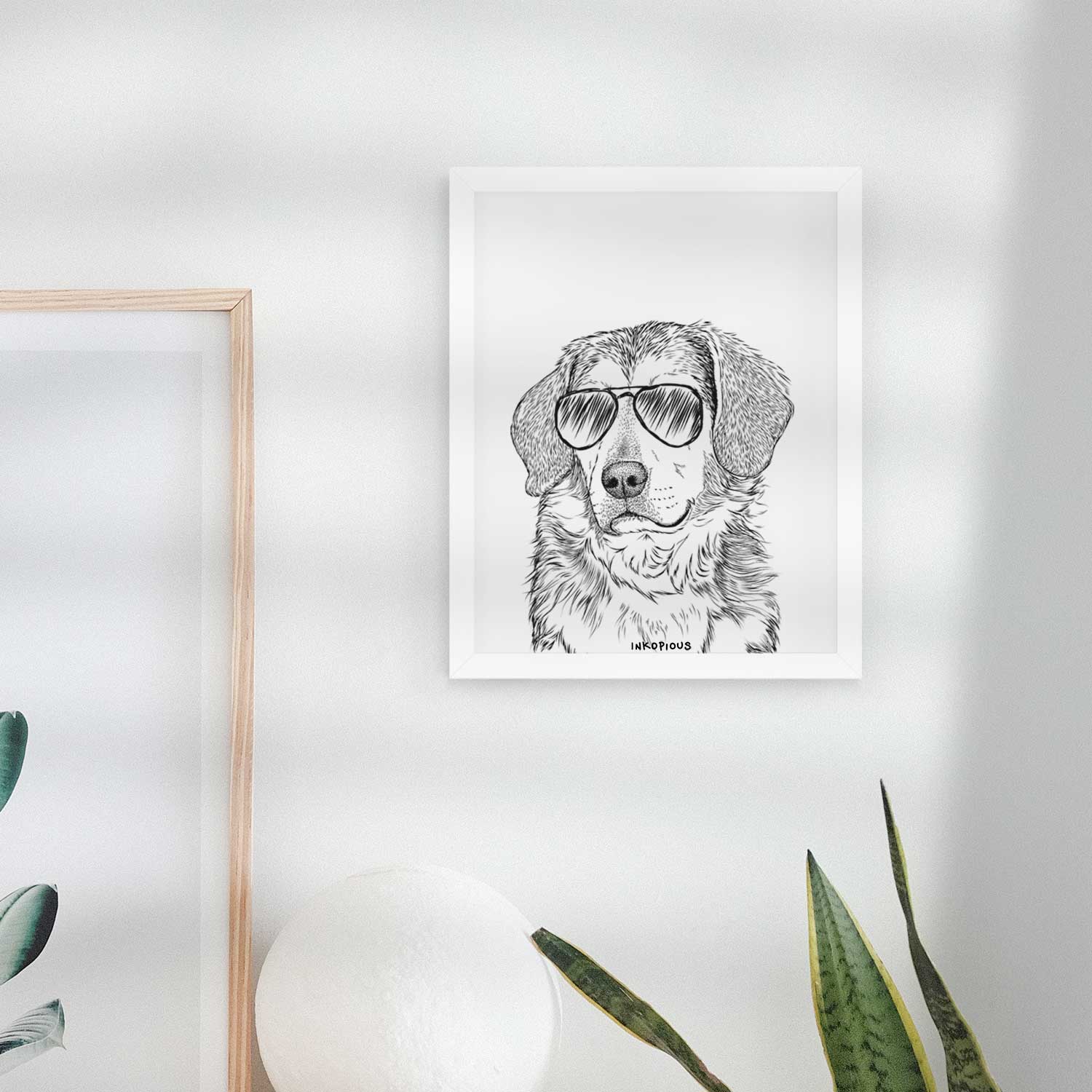 Gunner the Beagle Mix Art Print