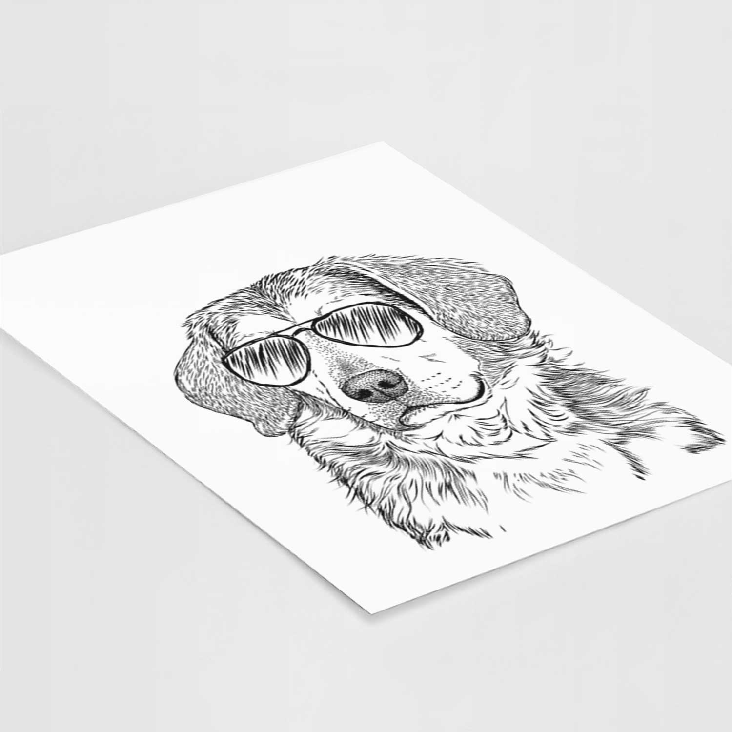 Gunner the Beagle Mix Art Print