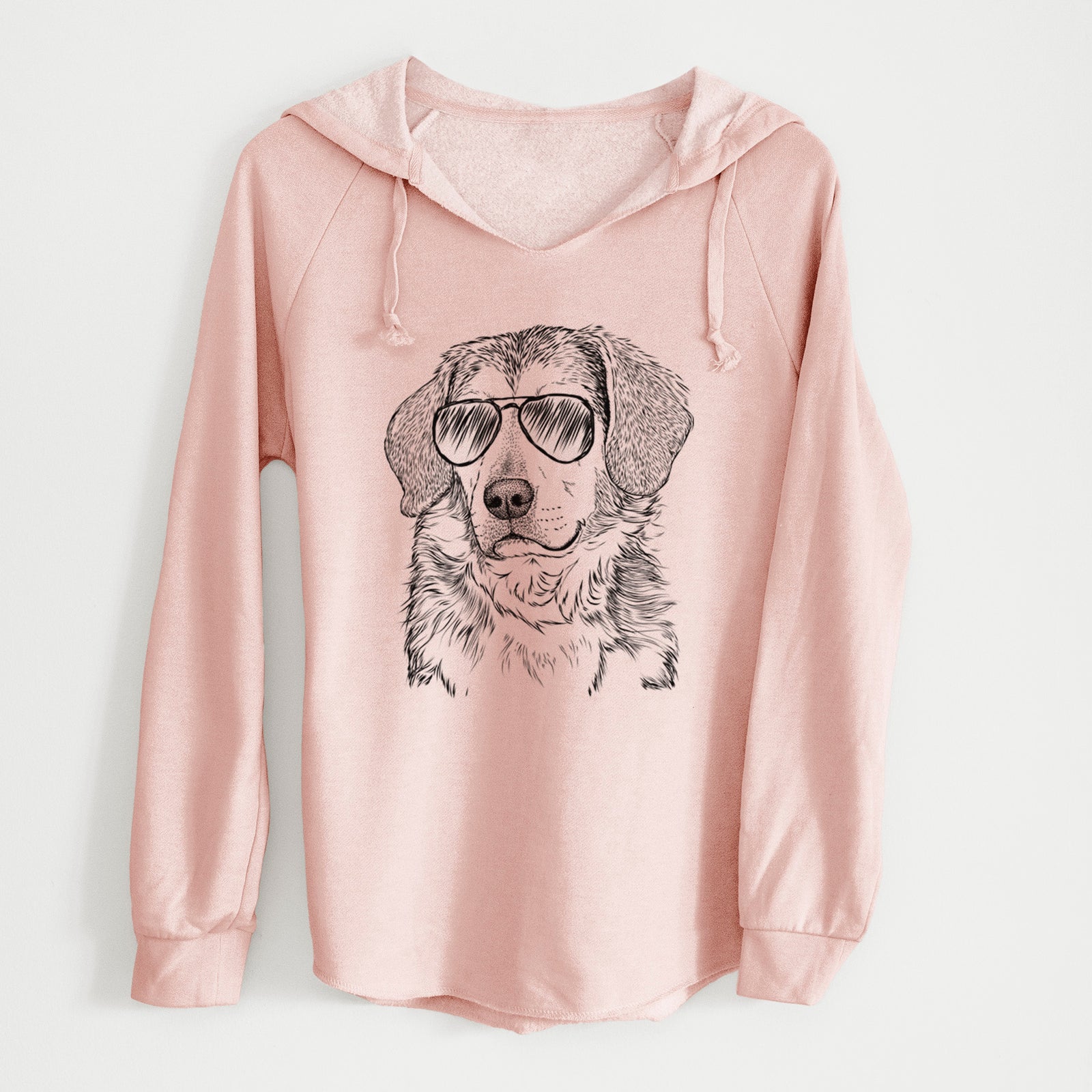 Aviator Gunner the Beagle Mix - Cali Wave Hooded Sweatshirt