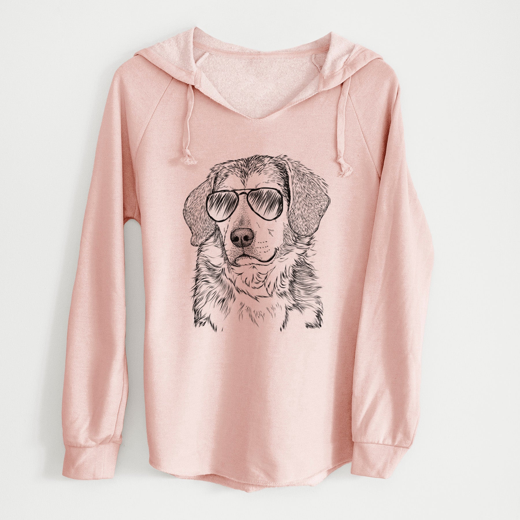 Aviator Gunner the Beagle Mix - Cali Wave Hooded Sweatshirt
