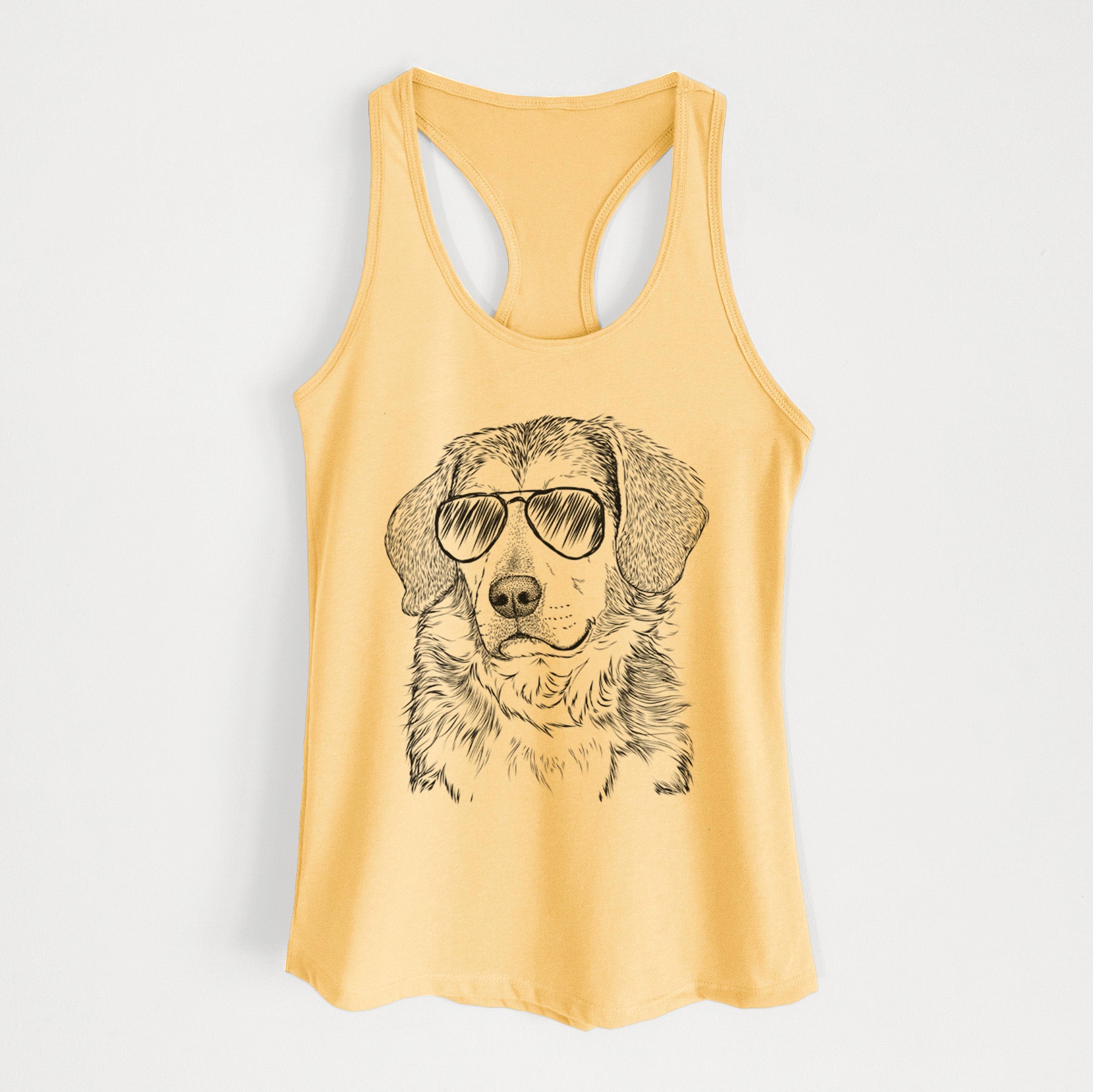 Gunner the Beagle Mix - Women's Racerback Tanktop