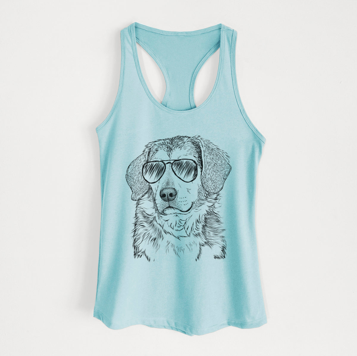 Gunner the Beagle Mix - Women's Racerback Tanktop