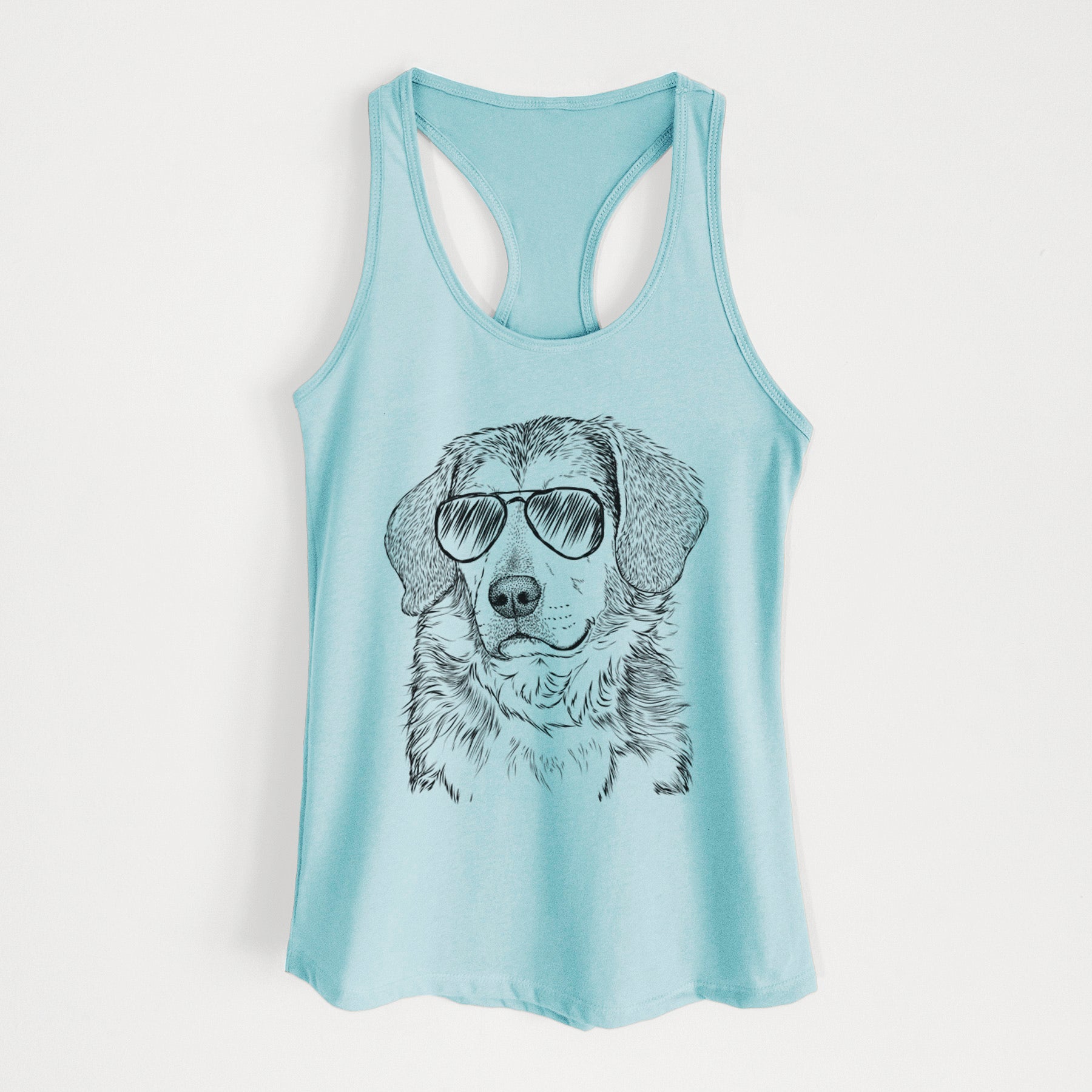 Gunner the Beagle Mix - Women's Racerback Tanktop