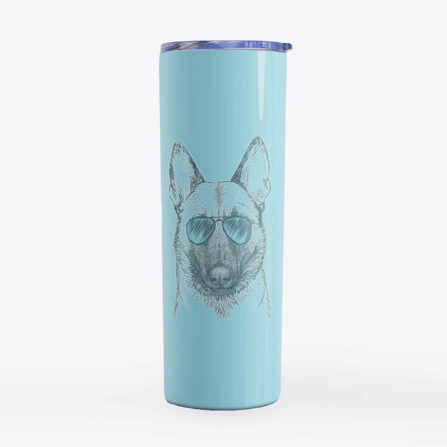 Gunther the Belgian Malinois - 20oz Skinny Tumbler