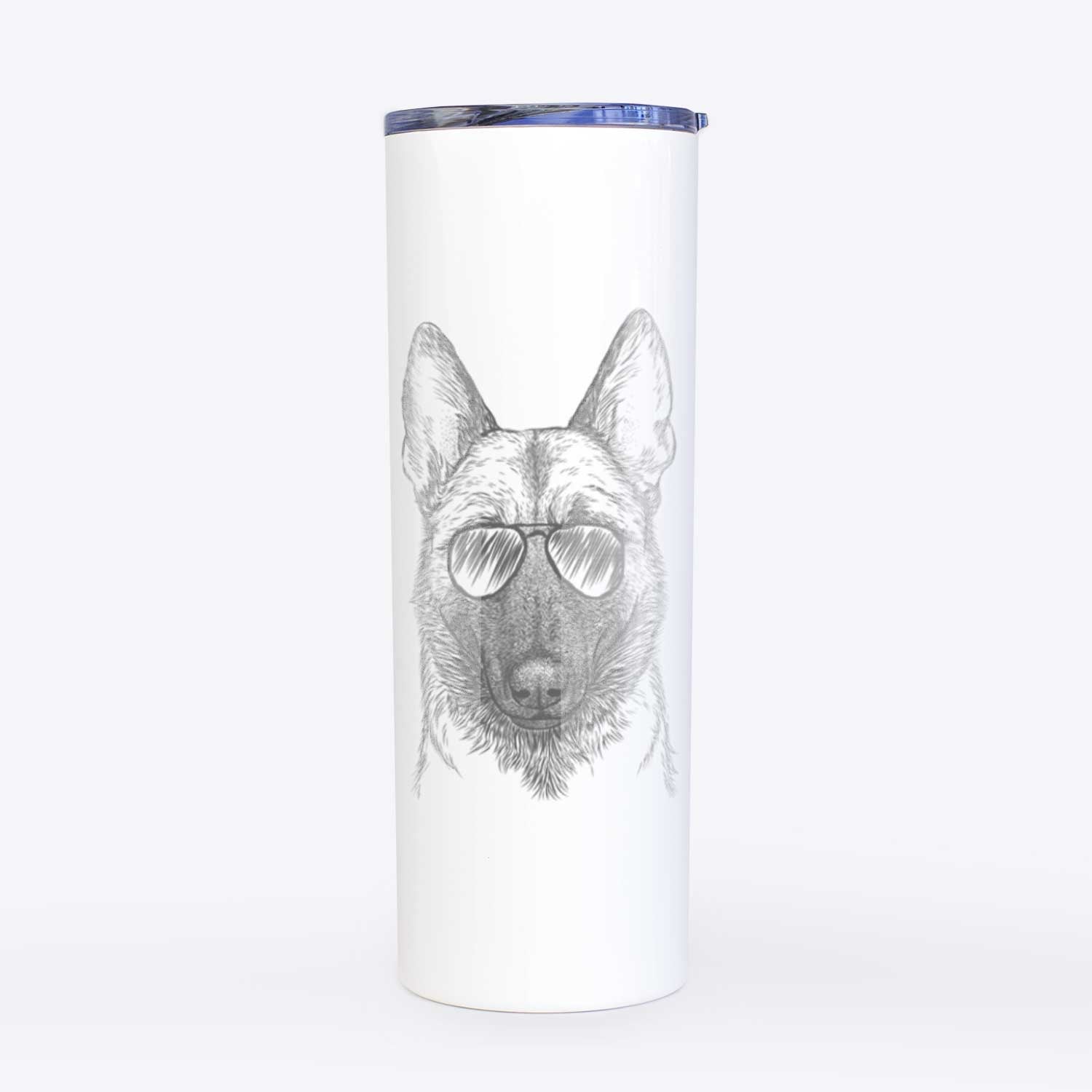 Gunther the Belgian Malinois - 20oz Skinny Tumbler