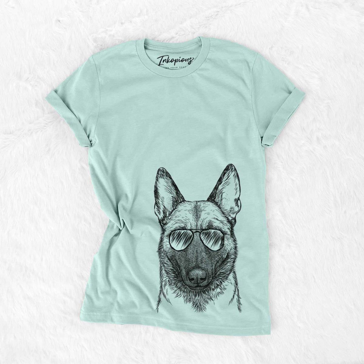 Aviator Gunther the Belgian Malinois - Unisex Crewneck