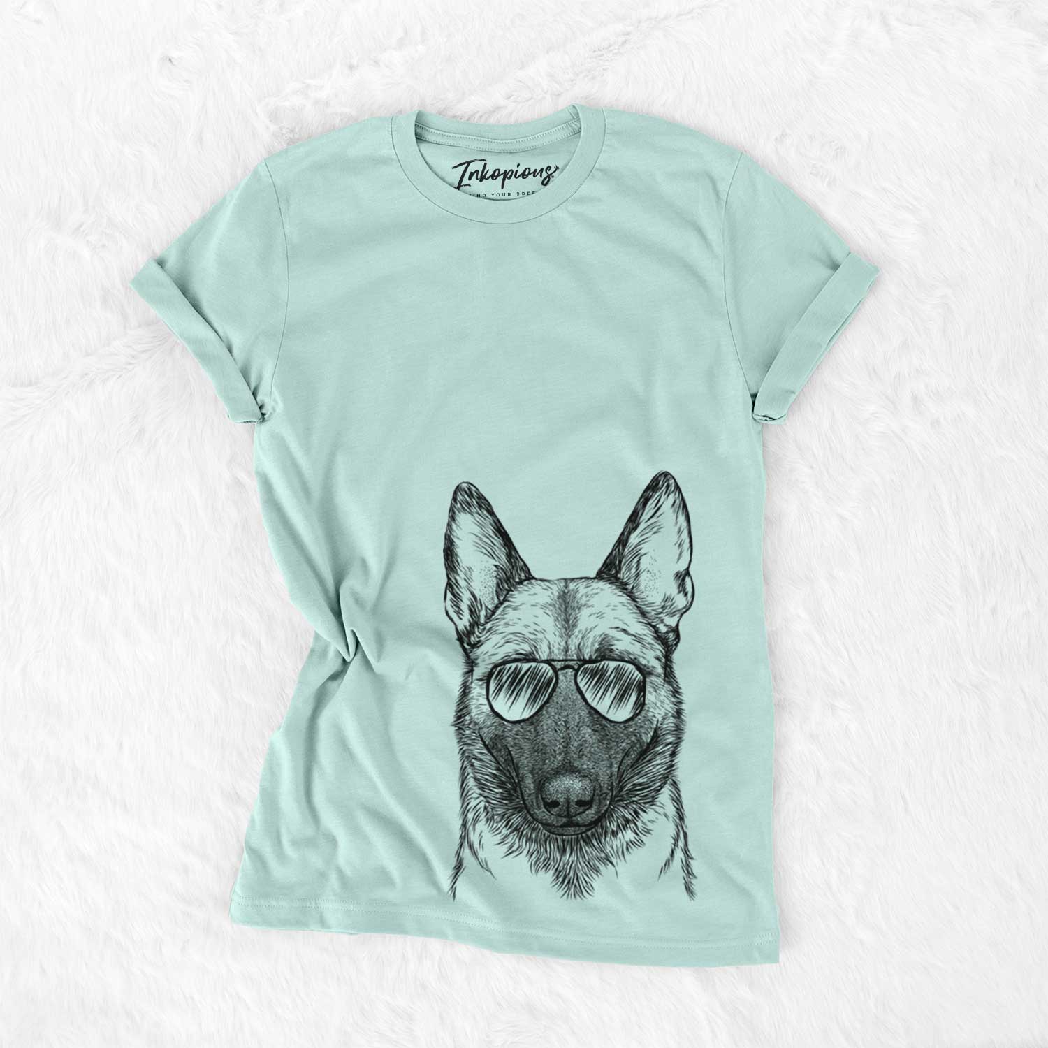 Aviator Gunther the Belgian Malinois - Unisex Crewneck