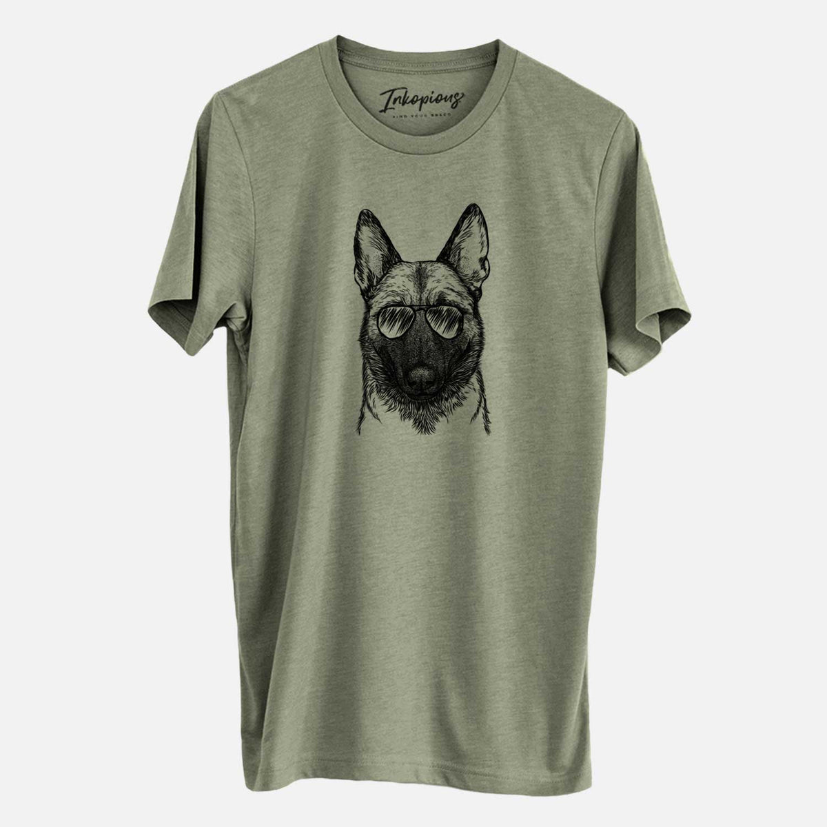 Aviator Gunther the Belgian Malinois - Unisex Crewneck