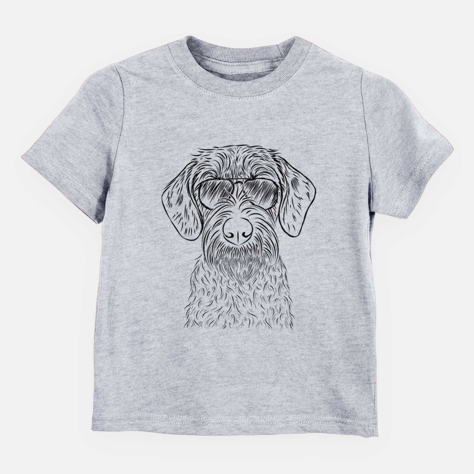 Aviator Gus the German Wirehaired Pointer - Kids/Youth/Toddler Shirt