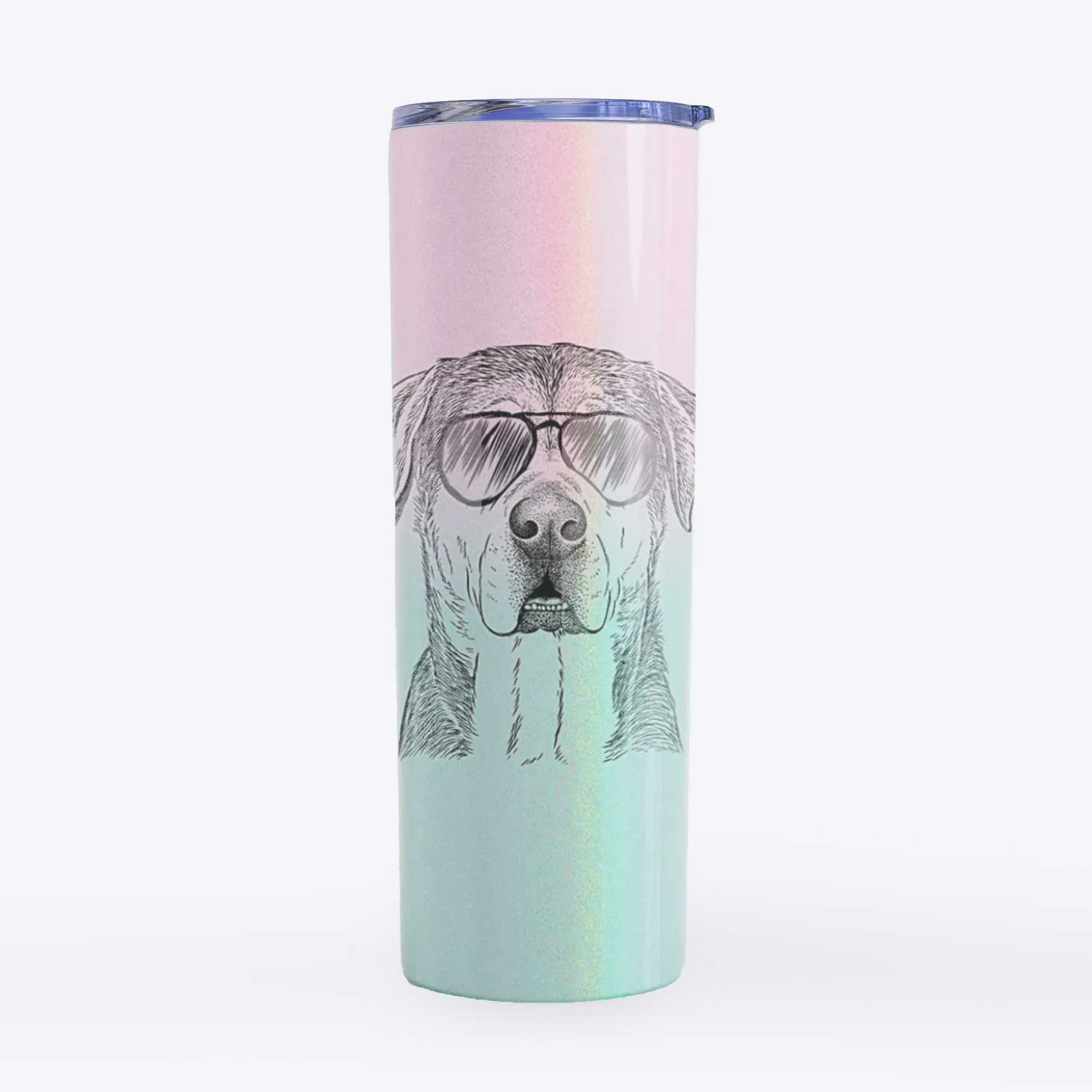 Gus the Rottweiler Mix - 20oz Skinny Tumbler