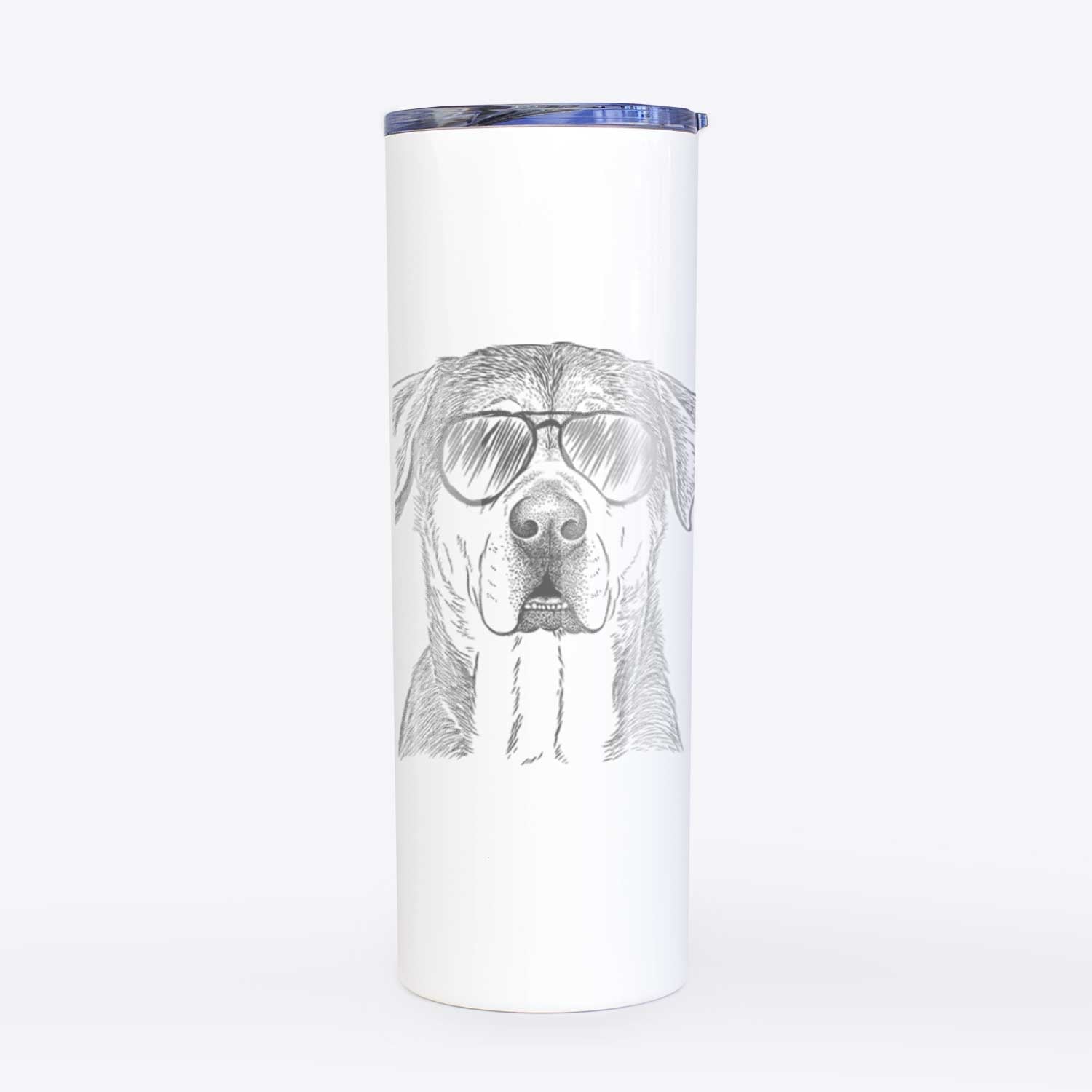 Gus the Rottweiler Mix - 20oz Skinny Tumbler