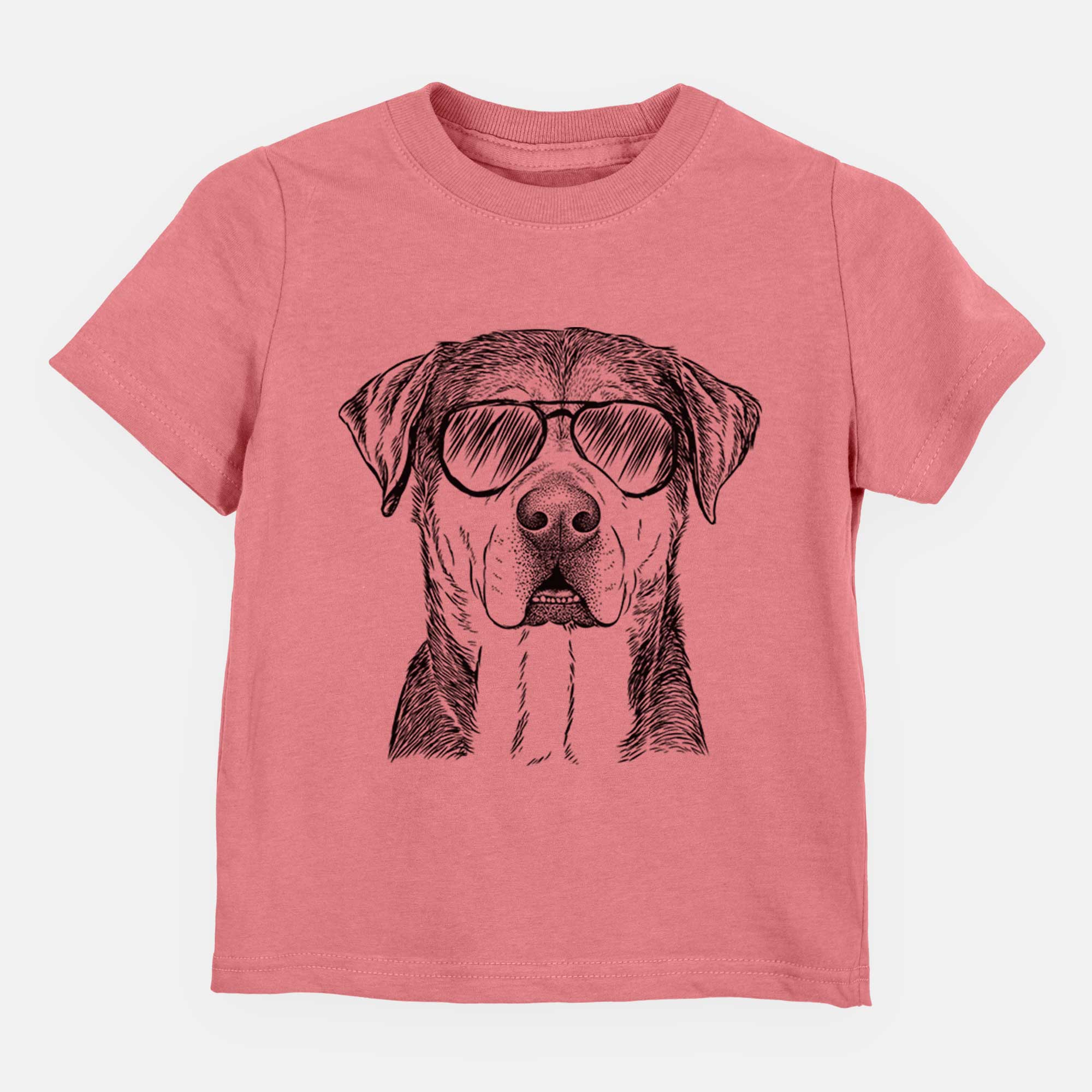 Aviator Gus the Rottweiler Mix - Kids/Youth/Toddler Shirt