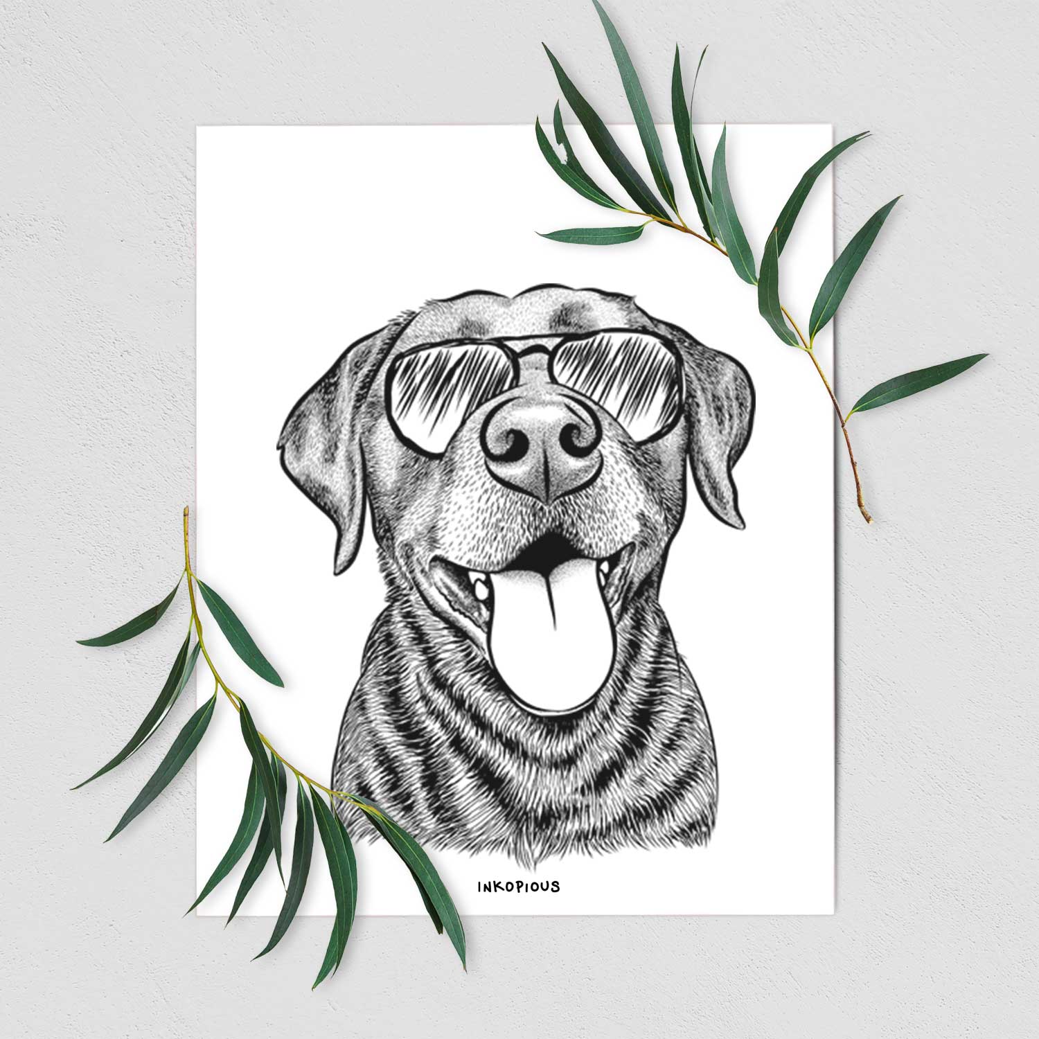 Gwen the Labrador Retriever Art Print