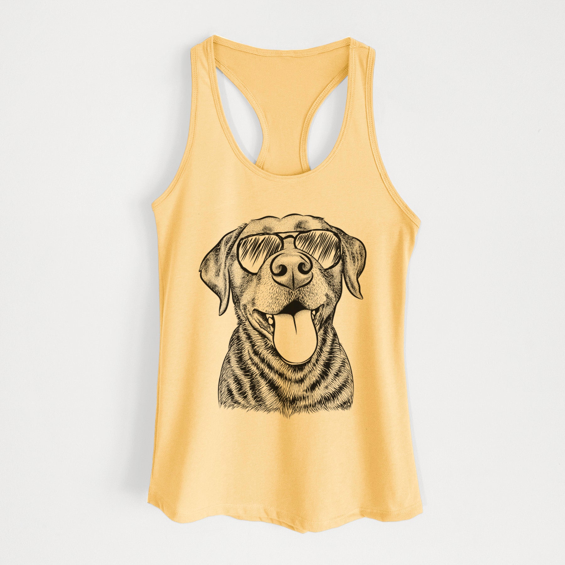 Gwen the Labrador Retriever - Women's Racerback Tanktop