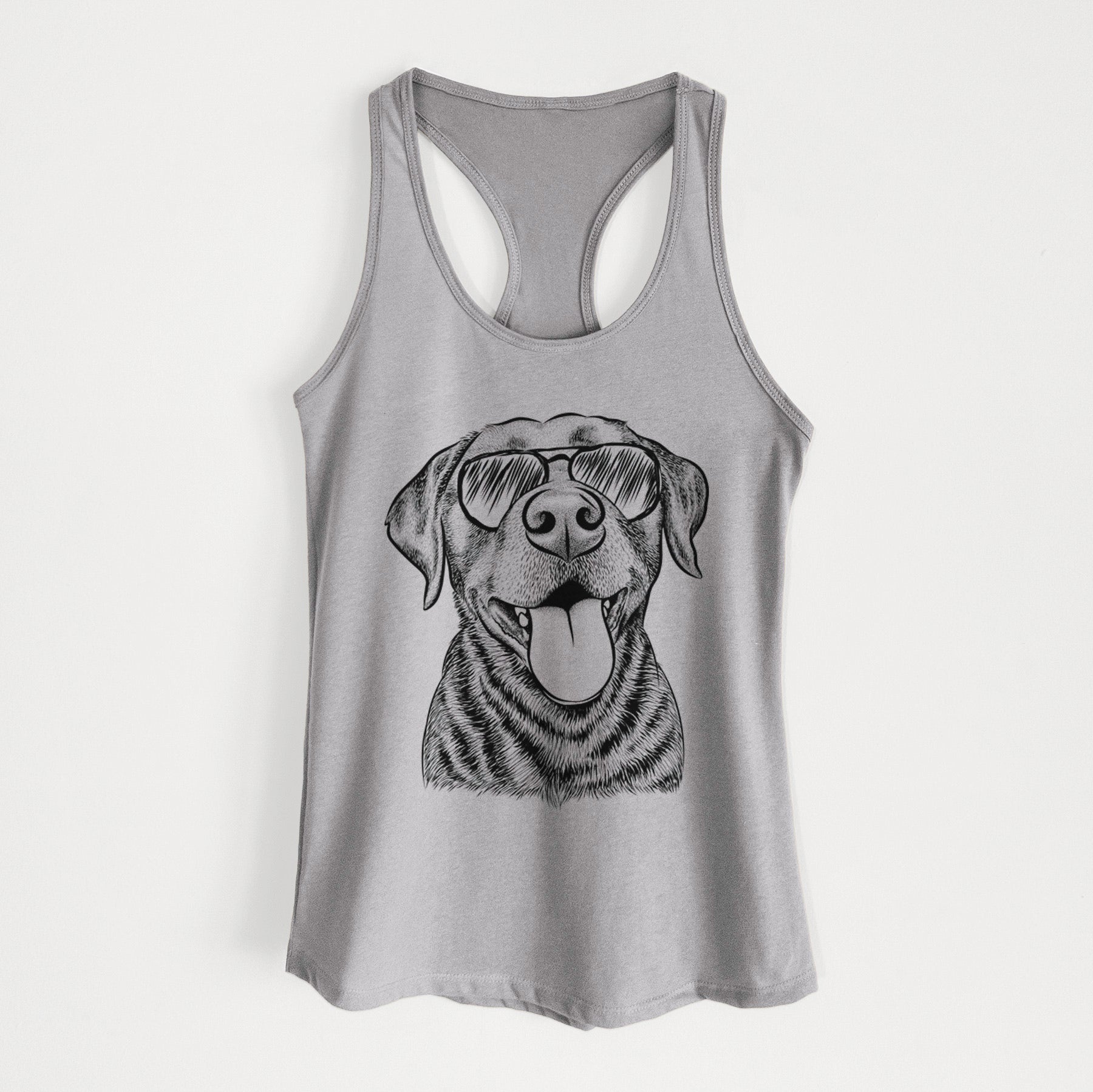 Gwen the Labrador Retriever - Women's Racerback Tanktop