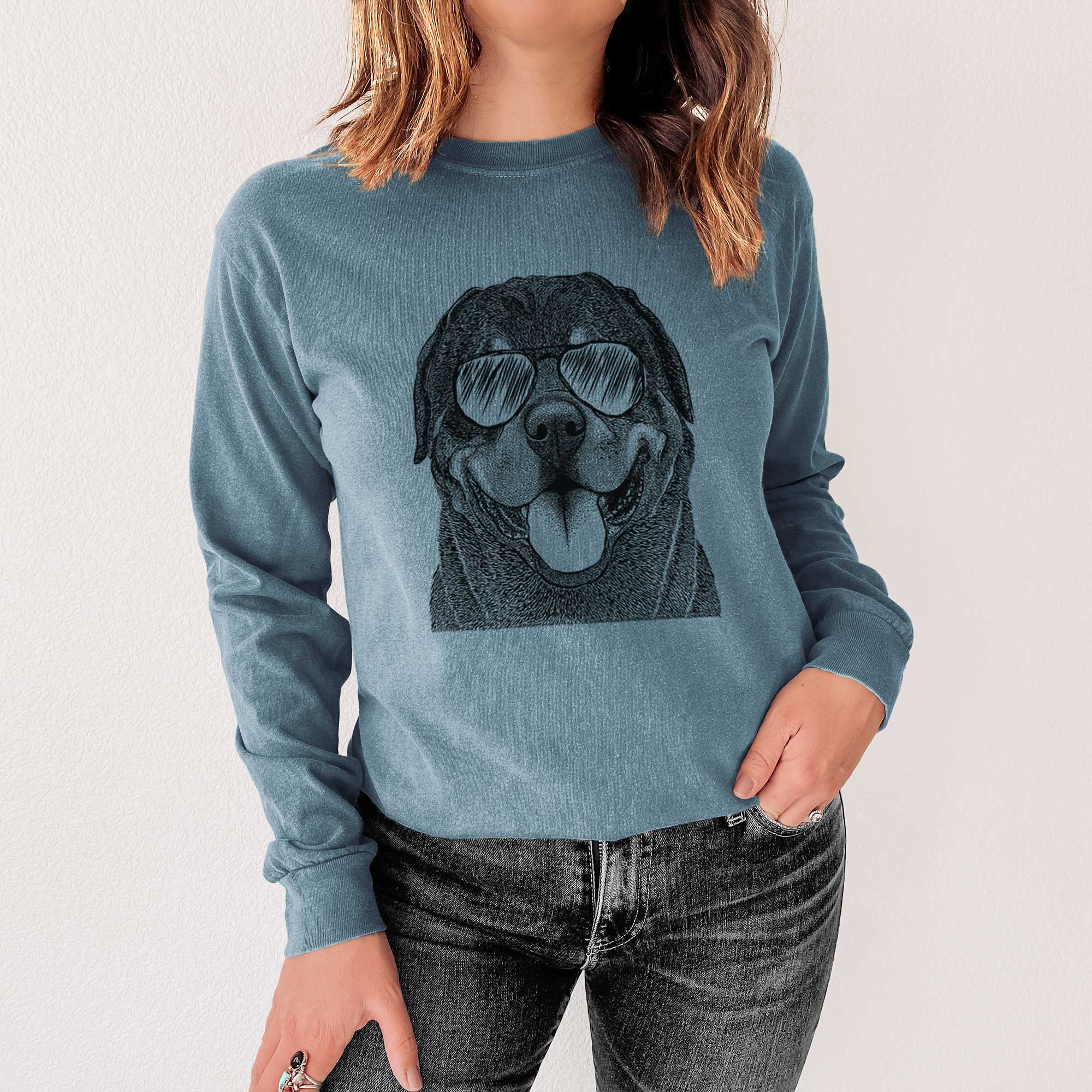 Aviators Hagan the Rottweiler - Heavyweight 100% Cotton Long Sleeve