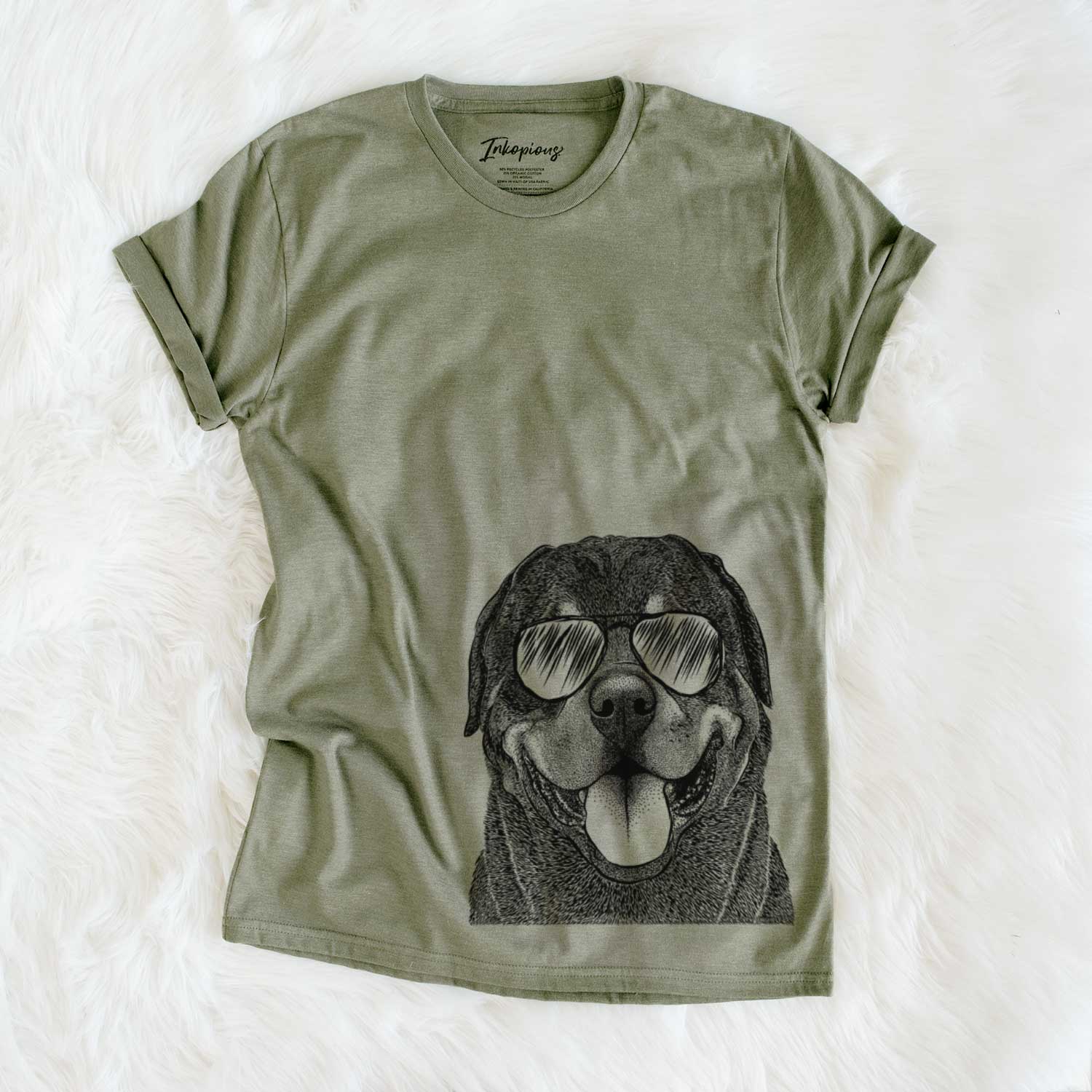 Aviator Hagan the Rottweiler - Unisex Crewneck