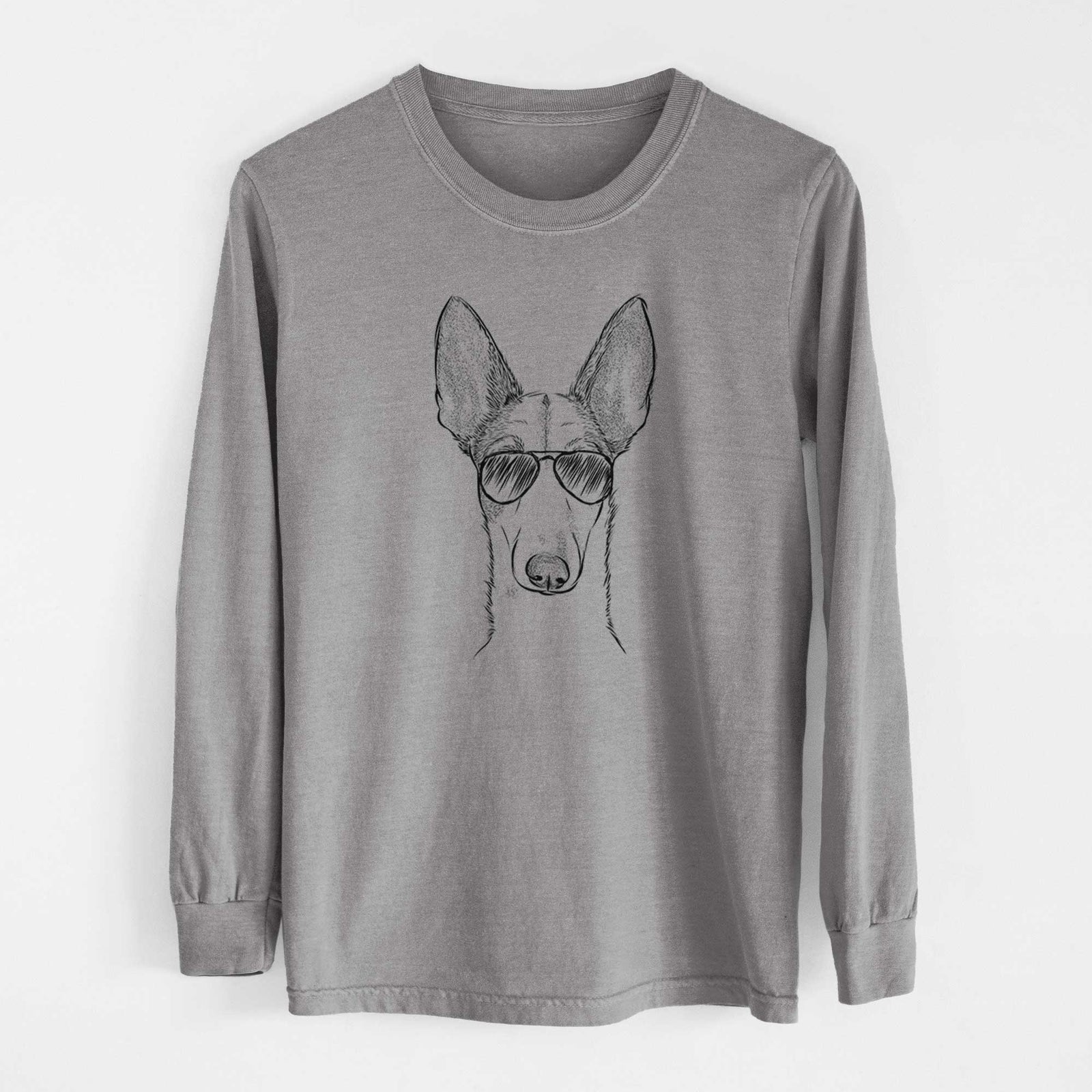 Aviators Halo the Ibizan Sight Hound - Heavyweight 100% Cotton Long Sleeve
