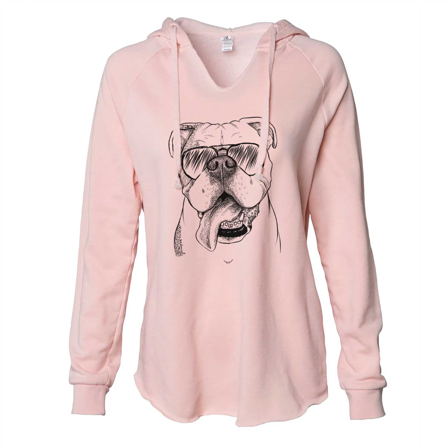 Hank the English Bulldog - Cali Wave Hooded Sweatshirt