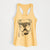 Hank the English Bulldog - Women's Racerback Tanktop