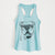 Hank the English Bulldog - Women's Racerback Tanktop